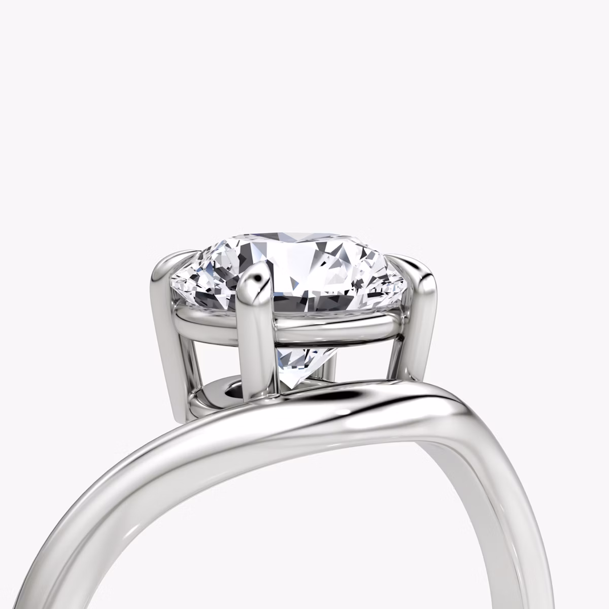 Curve | Rund | Platin | bandAccent: Ohne Pavé-Besatz | caratWeight: 2.0ct | diamondOrientation: vertical