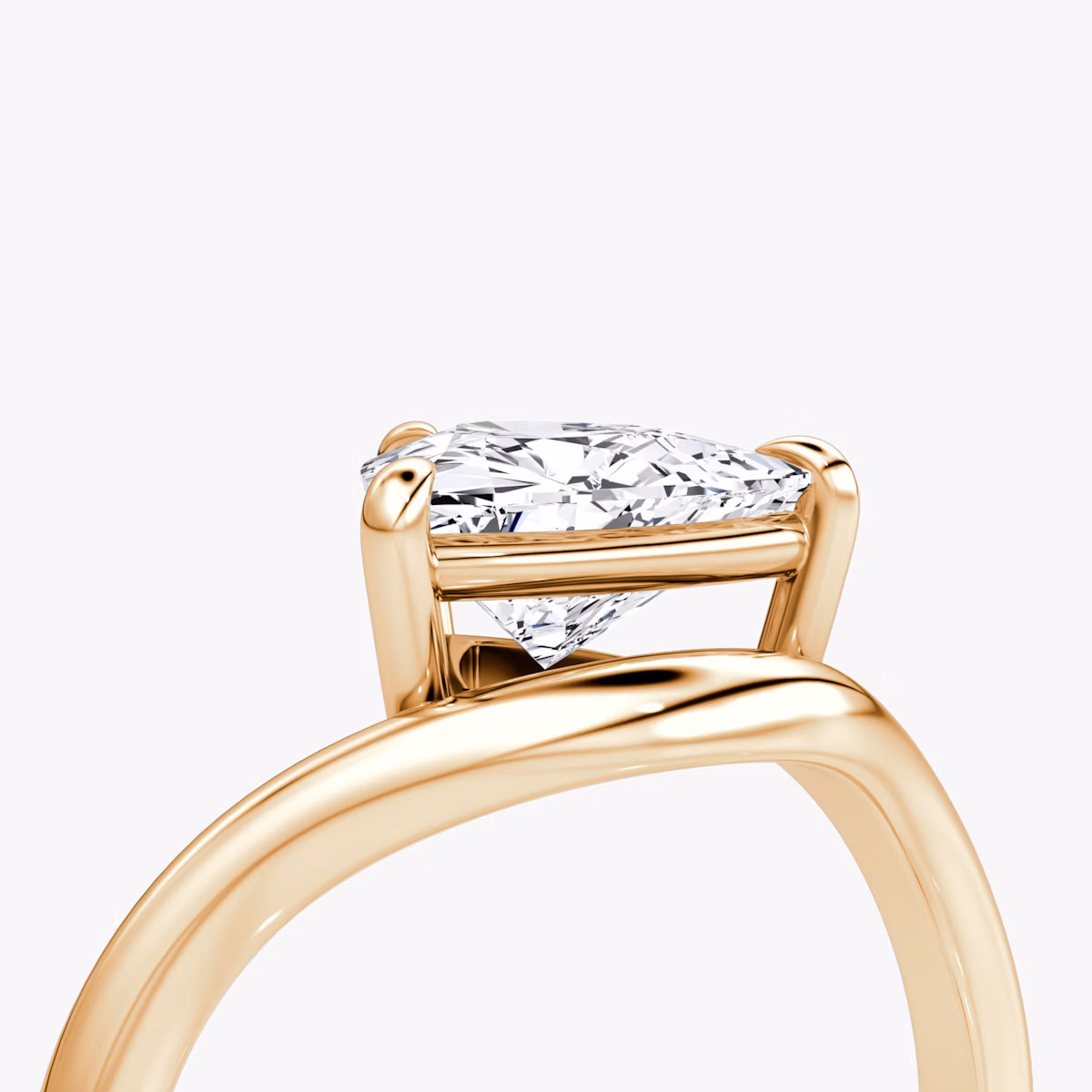 Curve | Trillant | 14k | Roségold | bandAccent: Ohne Pavé-Besatz | diamondOrientation: vertical | caratWeight: other