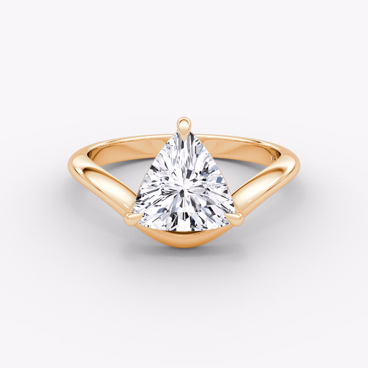 Curve | Trillant | 14k | Roségold | bandAccent: Ohne Pavé-Besatz | diamondOrientation: vertical | caratWeight: other