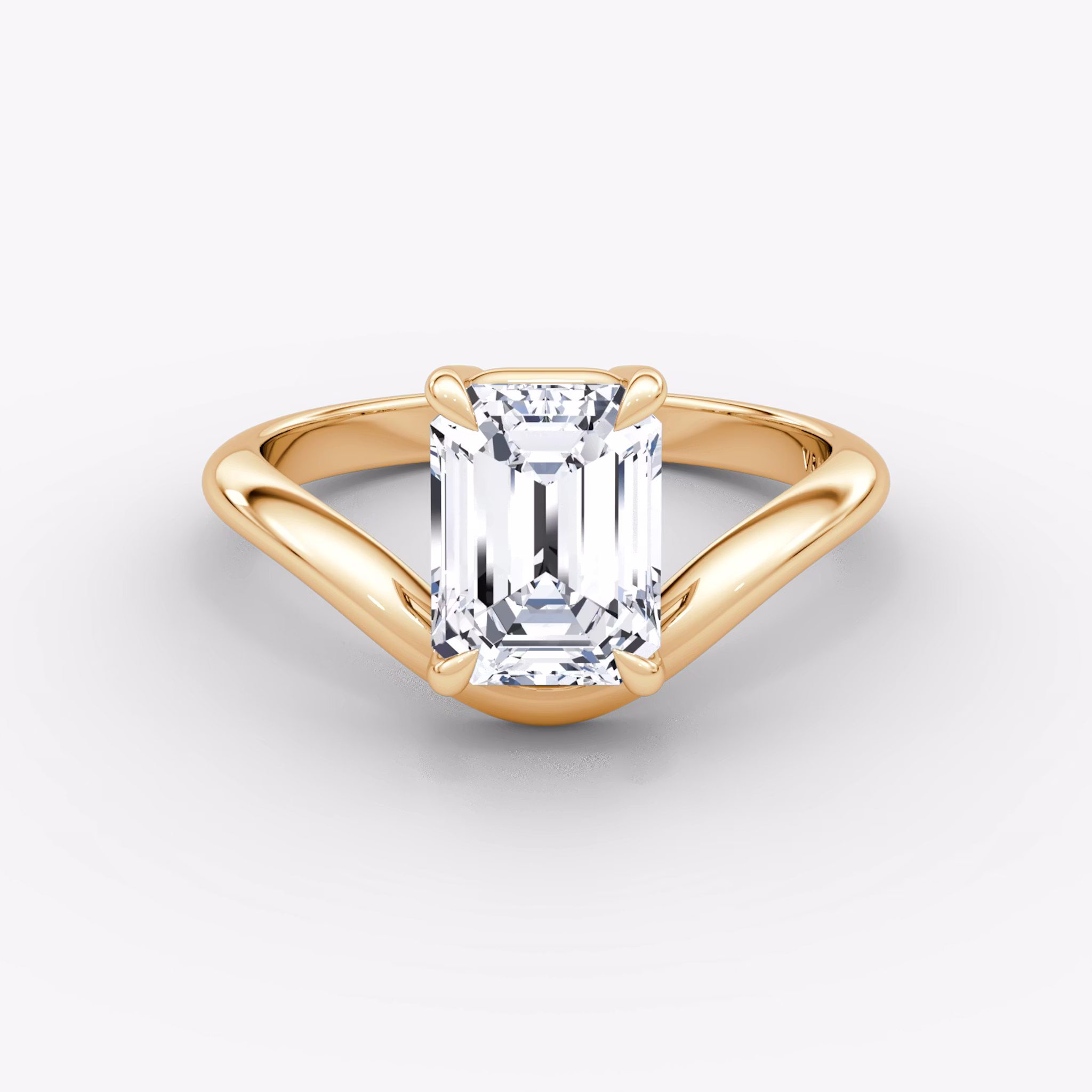 The Curve Emerald | Rose Gold