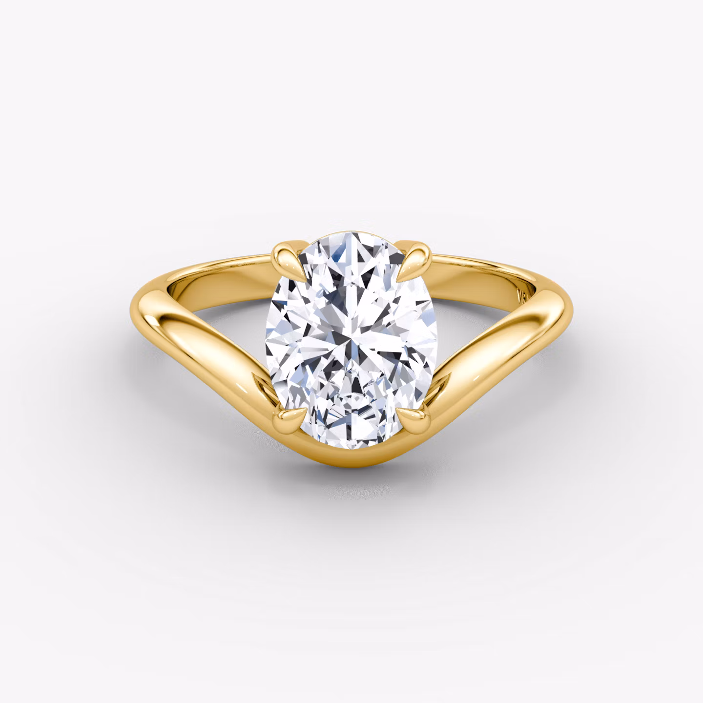 The Curve Oval | Yellow Gold