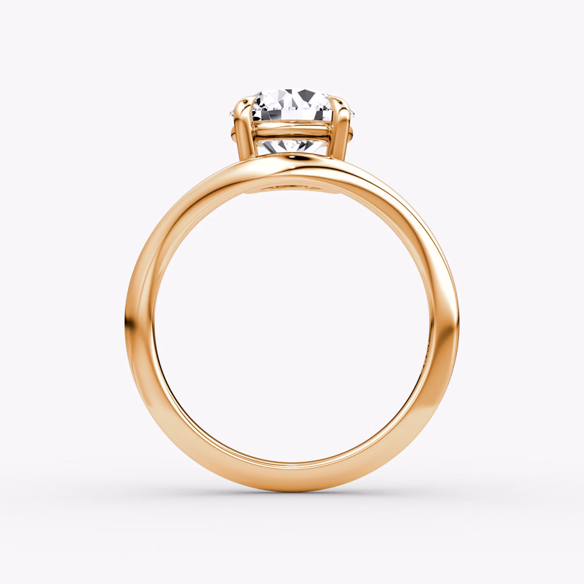Curve | Rund | 14k | Roségold | bandAccent: Ohne Pavé-Besatz | caratWeight: 1.5ct | diamondOrientation: vertical