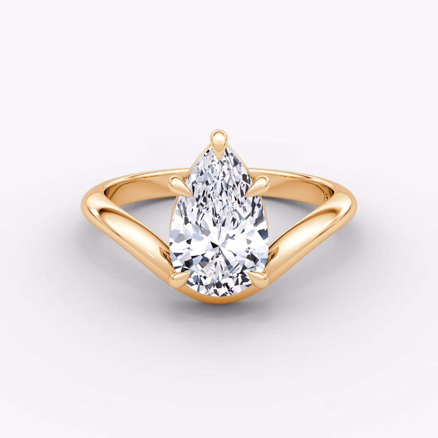 The Curve Pear | Rose Gold