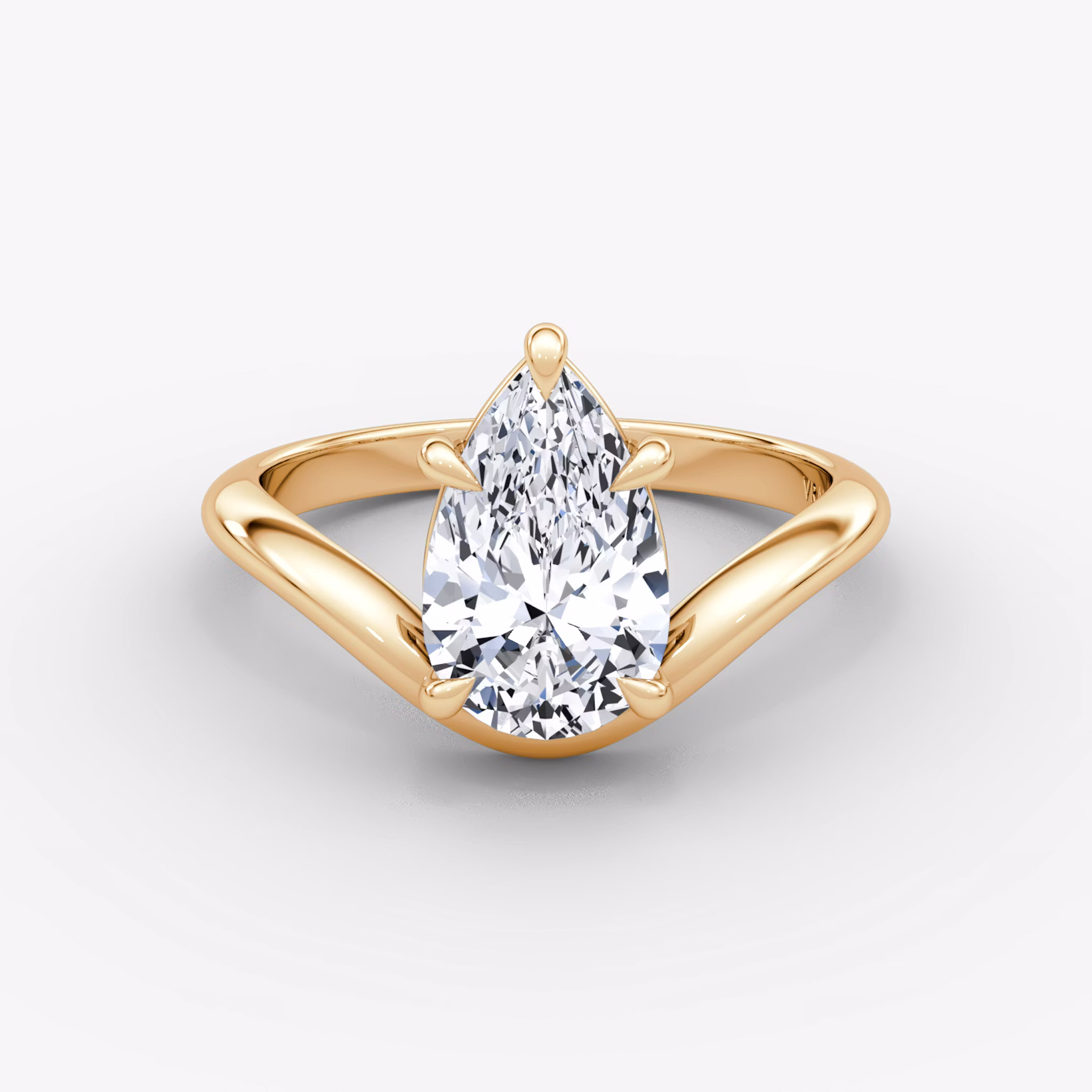 The Curve Pear | Rose Gold