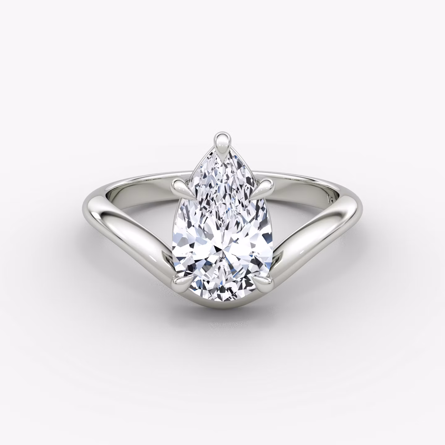 The Curve Pear | White Gold