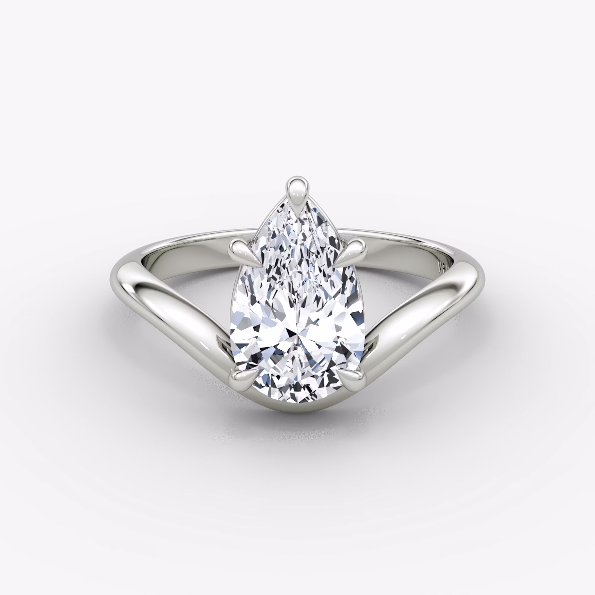 The Curve Pear | White Gold