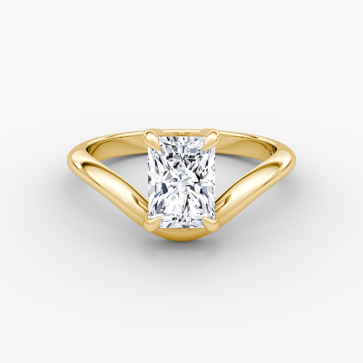 The Curve Radiant | Yellow Gold