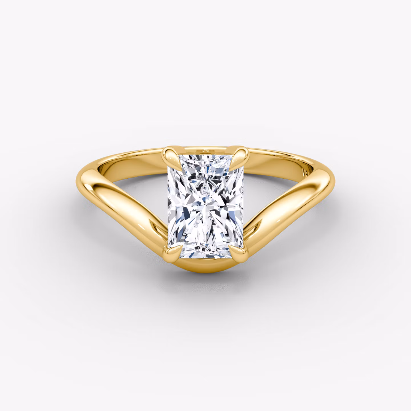 The Curve Radiant | Yellow Gold