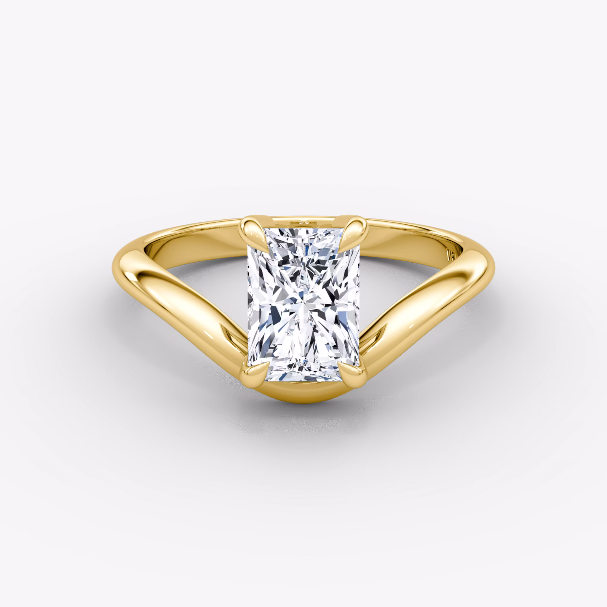 The Curve Radiant | Yellow Gold