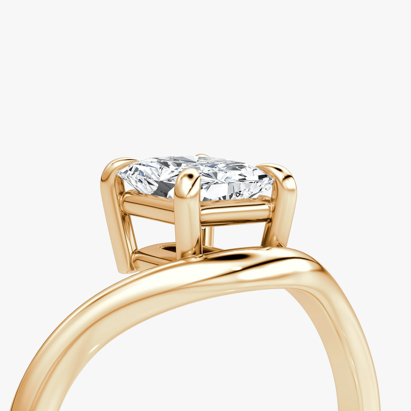 Curve | Radiant | 14k | Roségold | bandAccent: Ohne Pavé-Besatz | diamondOrientation: vertical | caratWeight: other