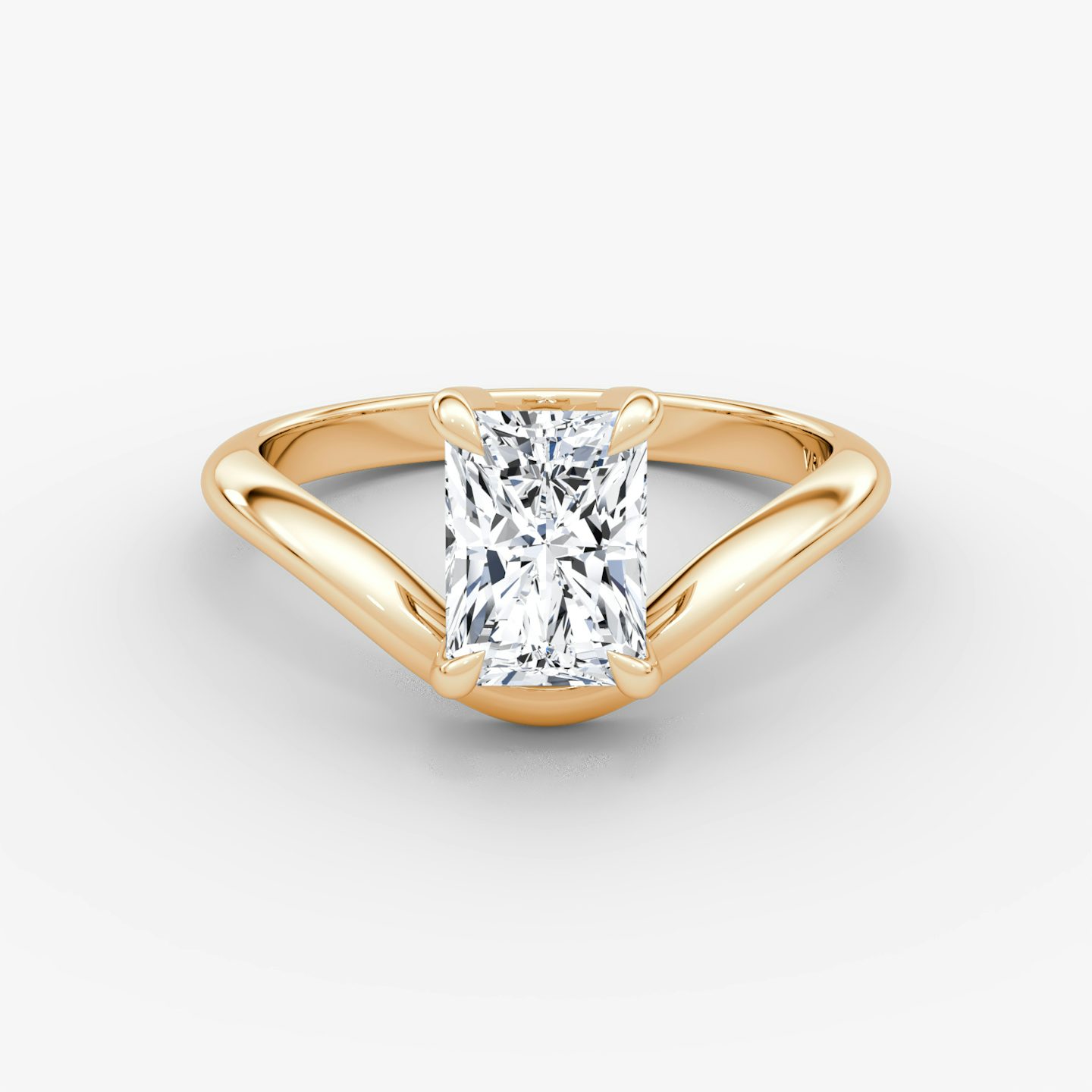Curve | Radiant | 14k | Roségold | bandAccent: Ohne Pavé-Besatz | diamondOrientation: vertical | caratWeight: other