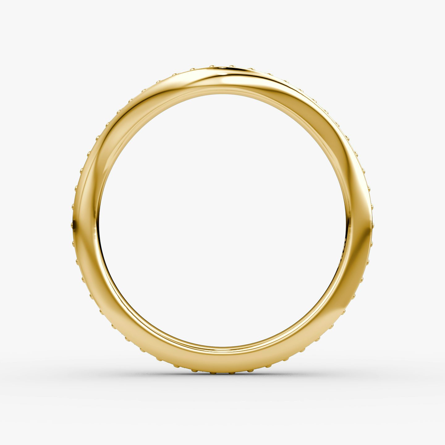 The Curve Band | 18k | Yellow Gold | bandAccent: Pavé | bandStyle: full