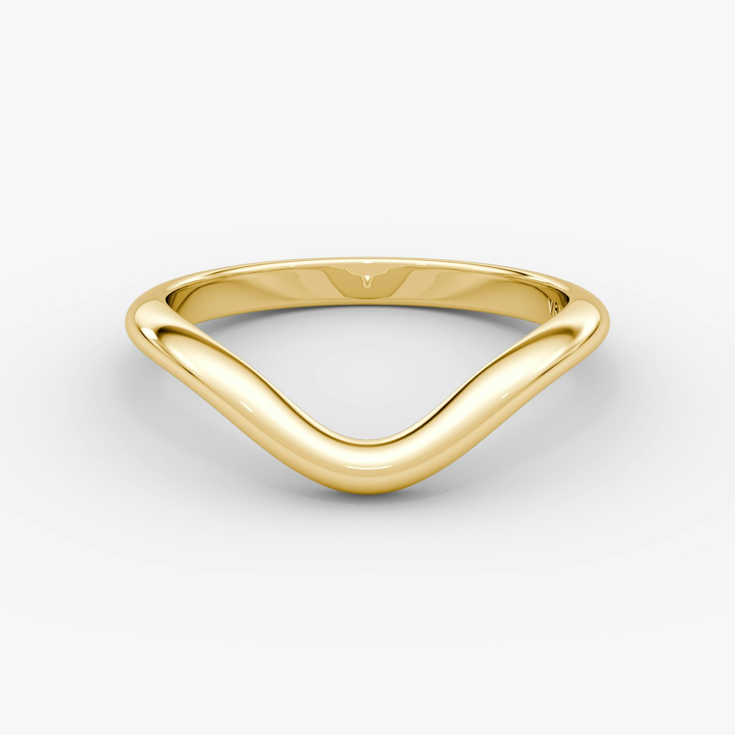 The Curve Band | 18k | Yellow Gold | bandAccent: Plain