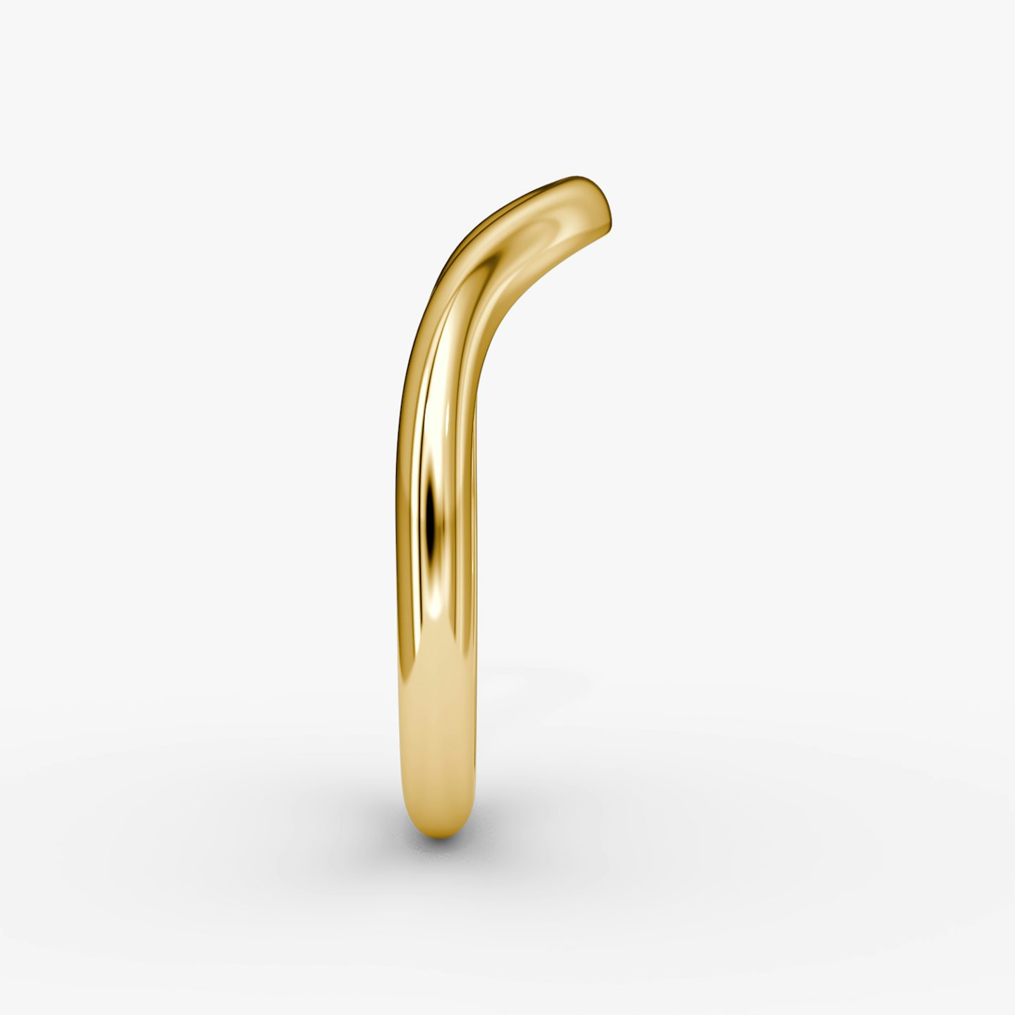 The Curve Band | 18k | Yellow Gold | bandAccent: Plain