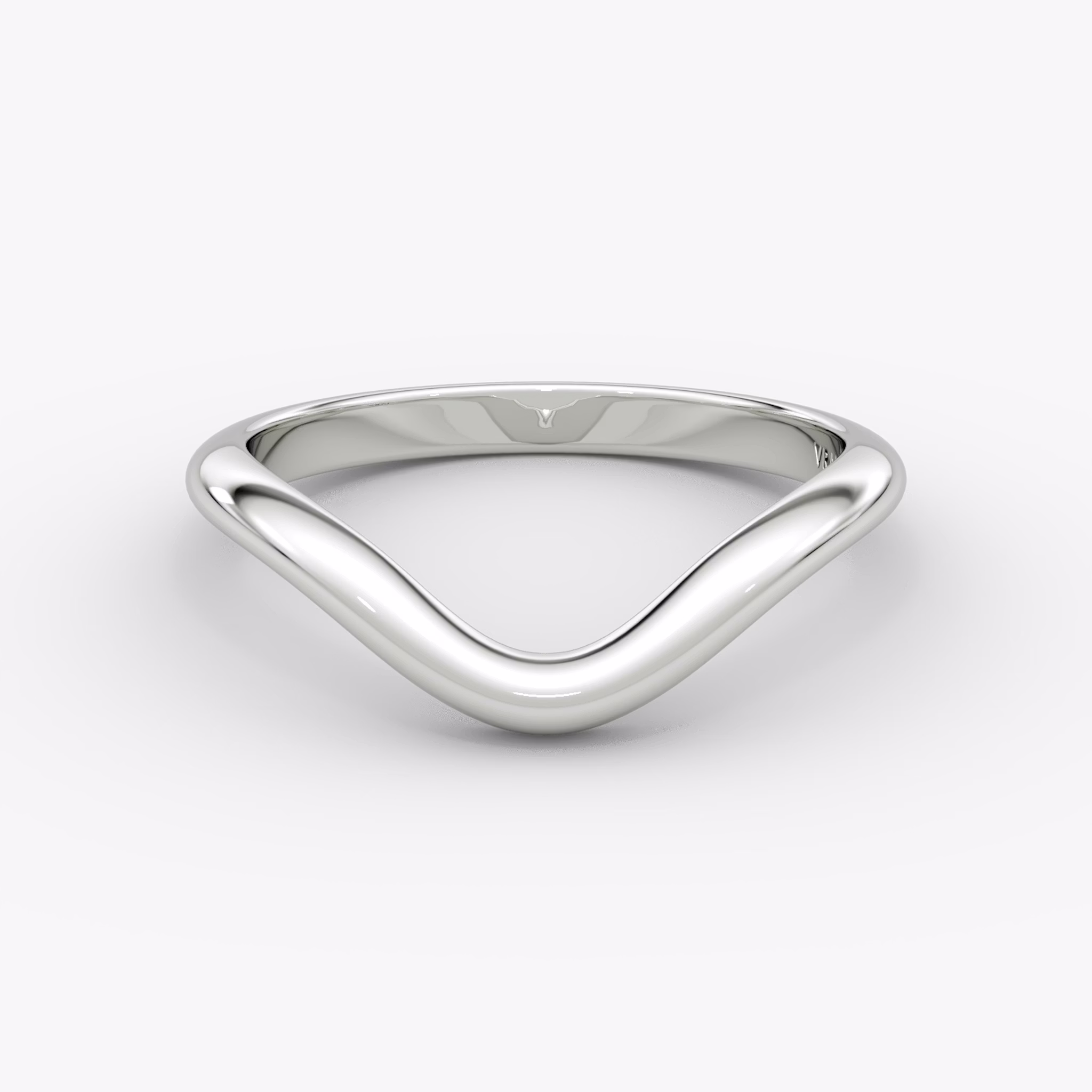 The Curve Band | Platinum | bandAccent: Plain