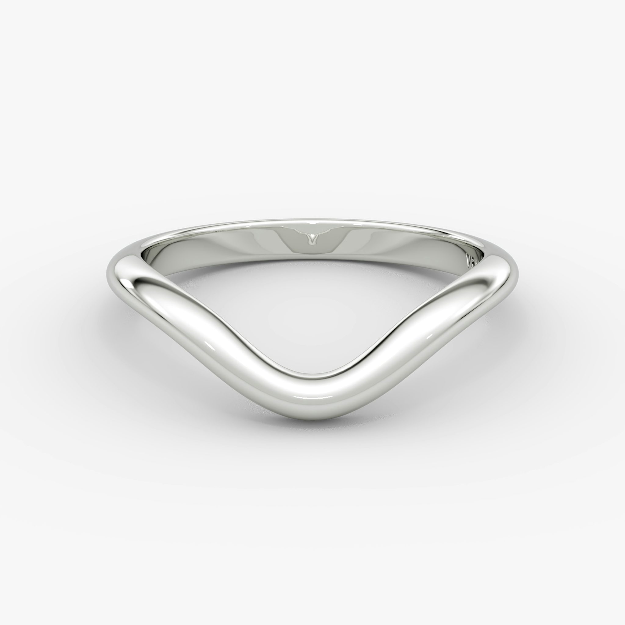 The Curve Band | Platinum | bandAccent: Plain