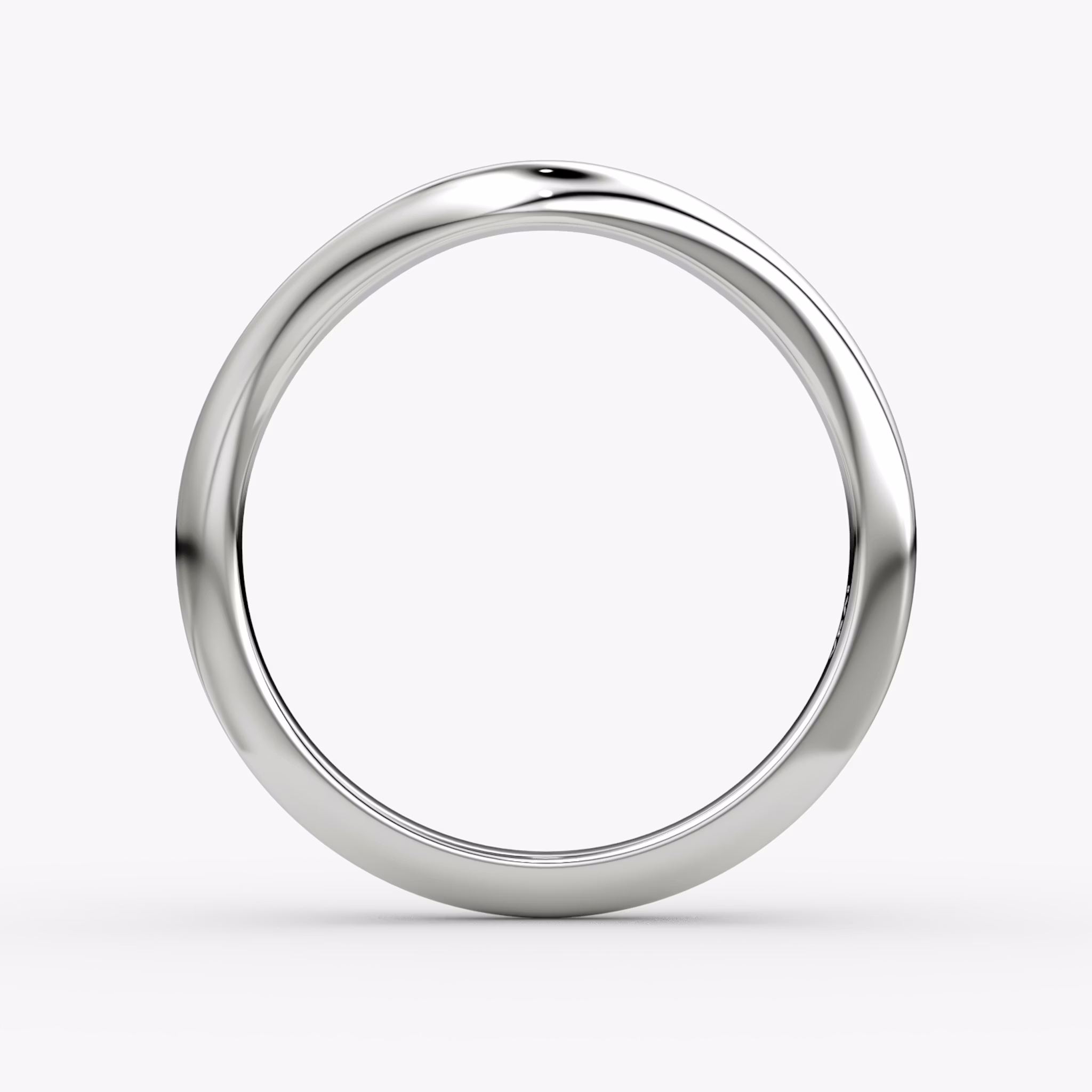 The Curve Band | Platinum | bandAccent: Plain