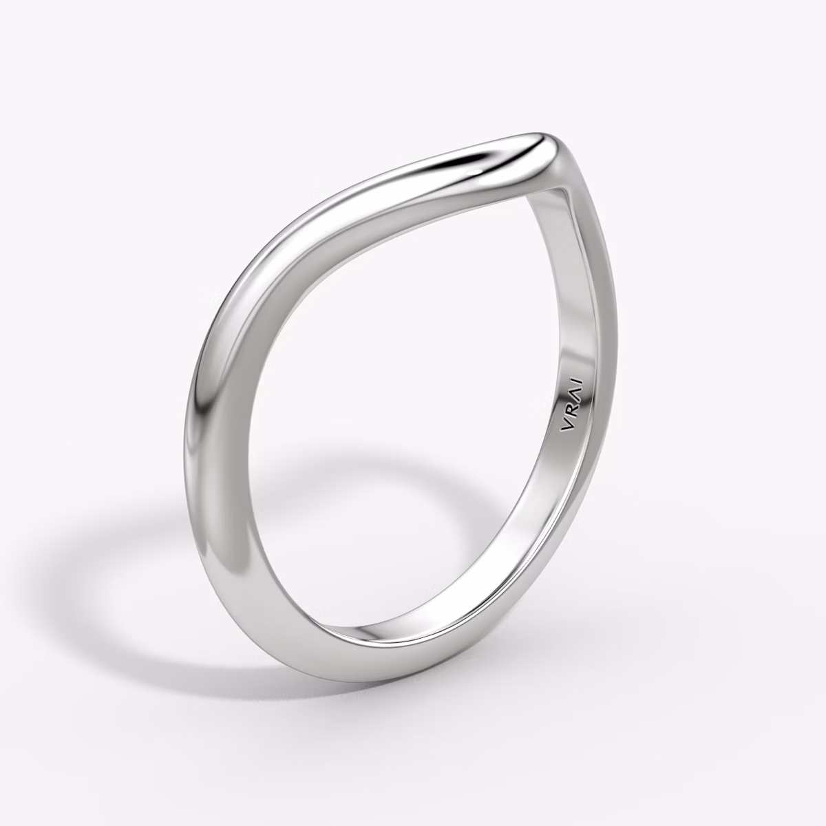 The Curve Band | Platinum | bandAccent: Plain