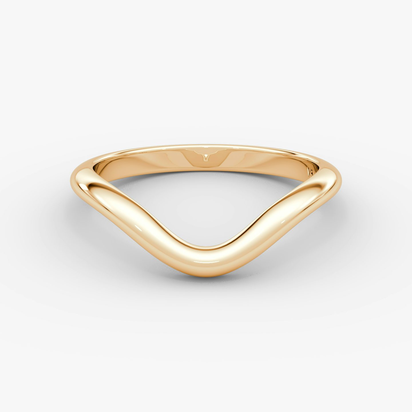The Curve Band | 14k | Rose Gold | bandAccent: Plain