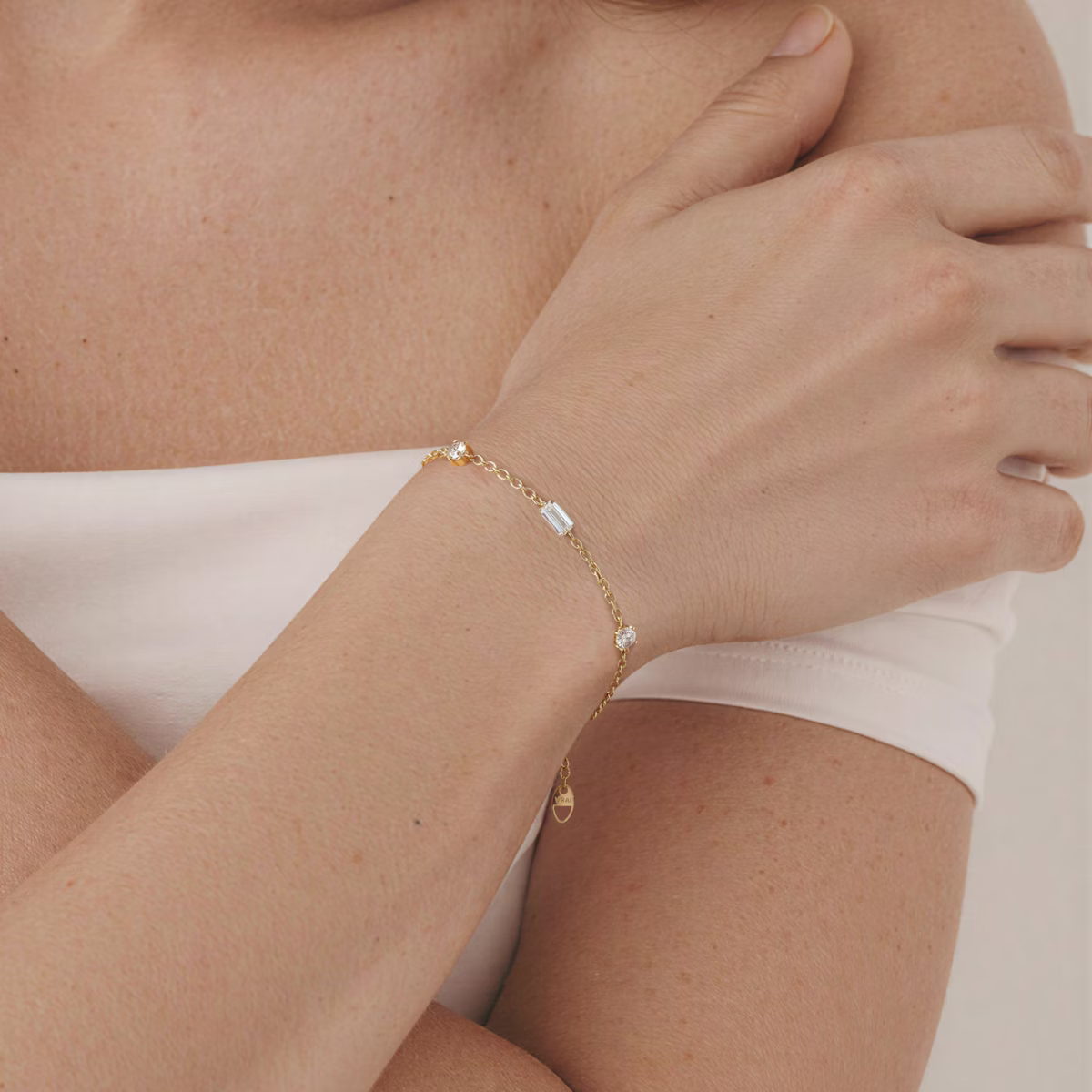 Bracelet Mixed Shape Station | Argent Sterling | chainLength: 7"