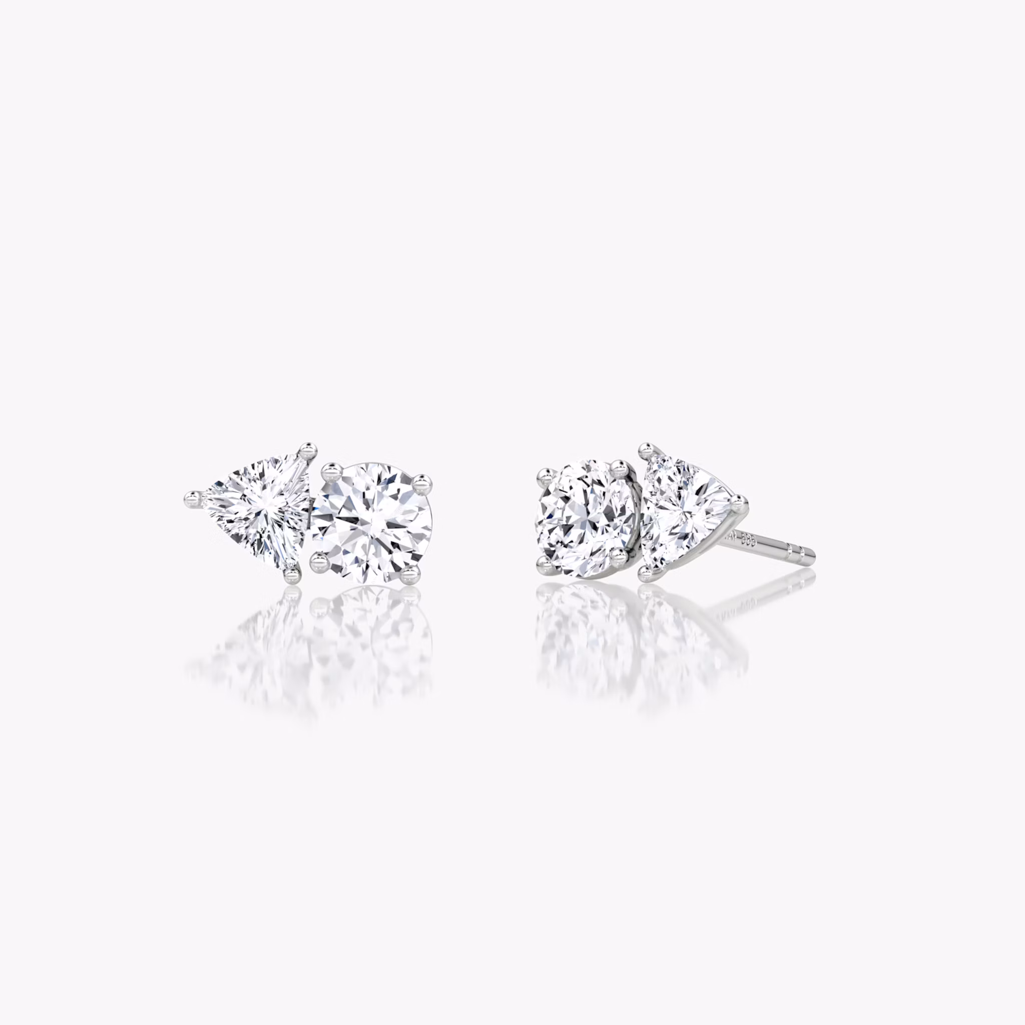 Shown with right stud, left stud