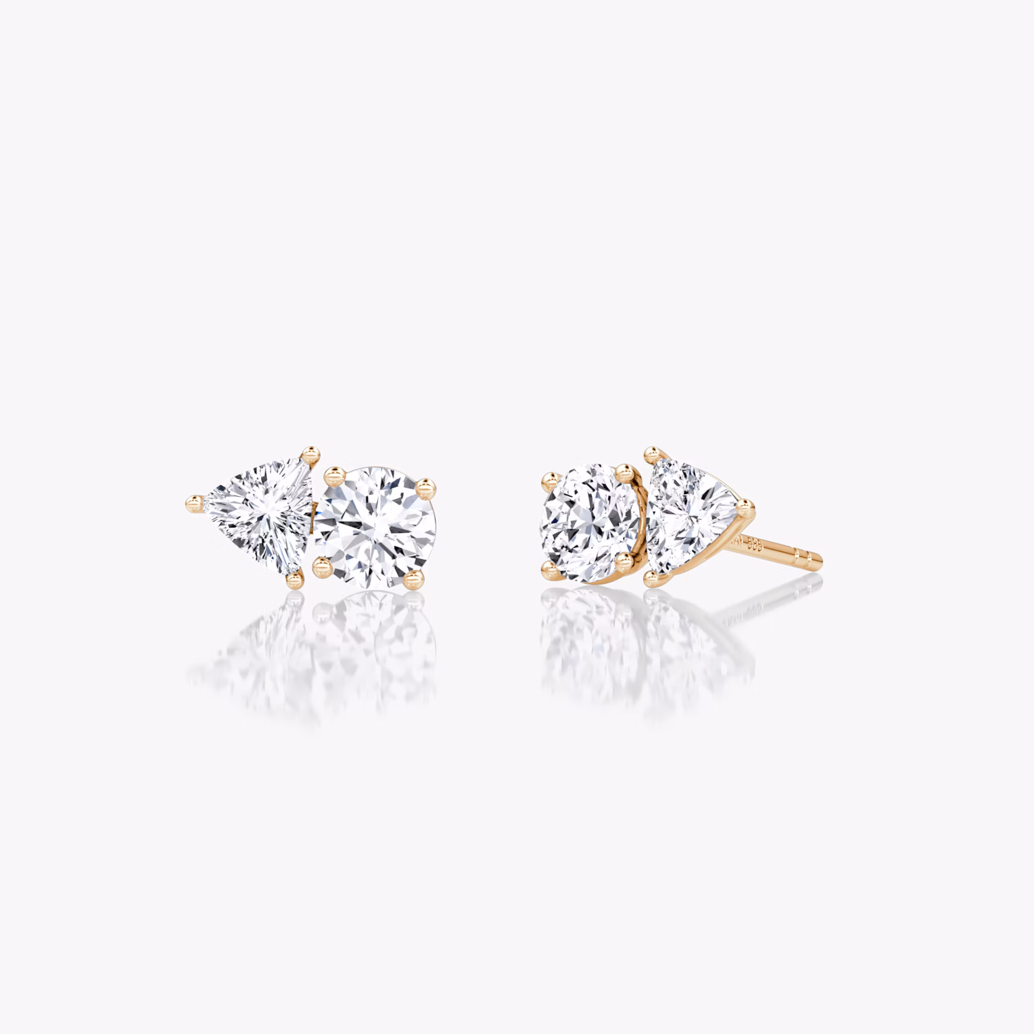 Shown with right stud, left stud