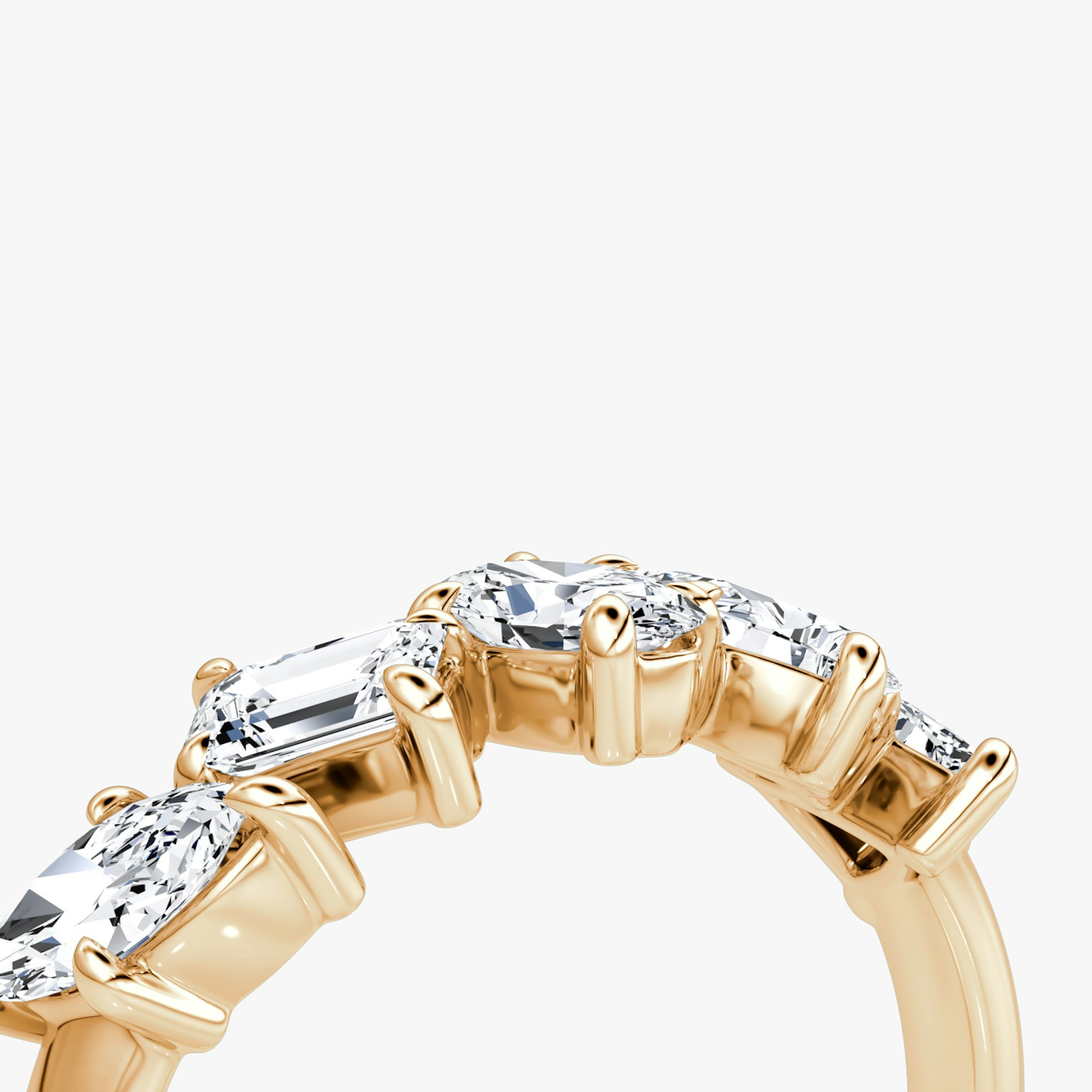 Shooting Star Ring | 14k | Rose Gold | eternityStyle: half