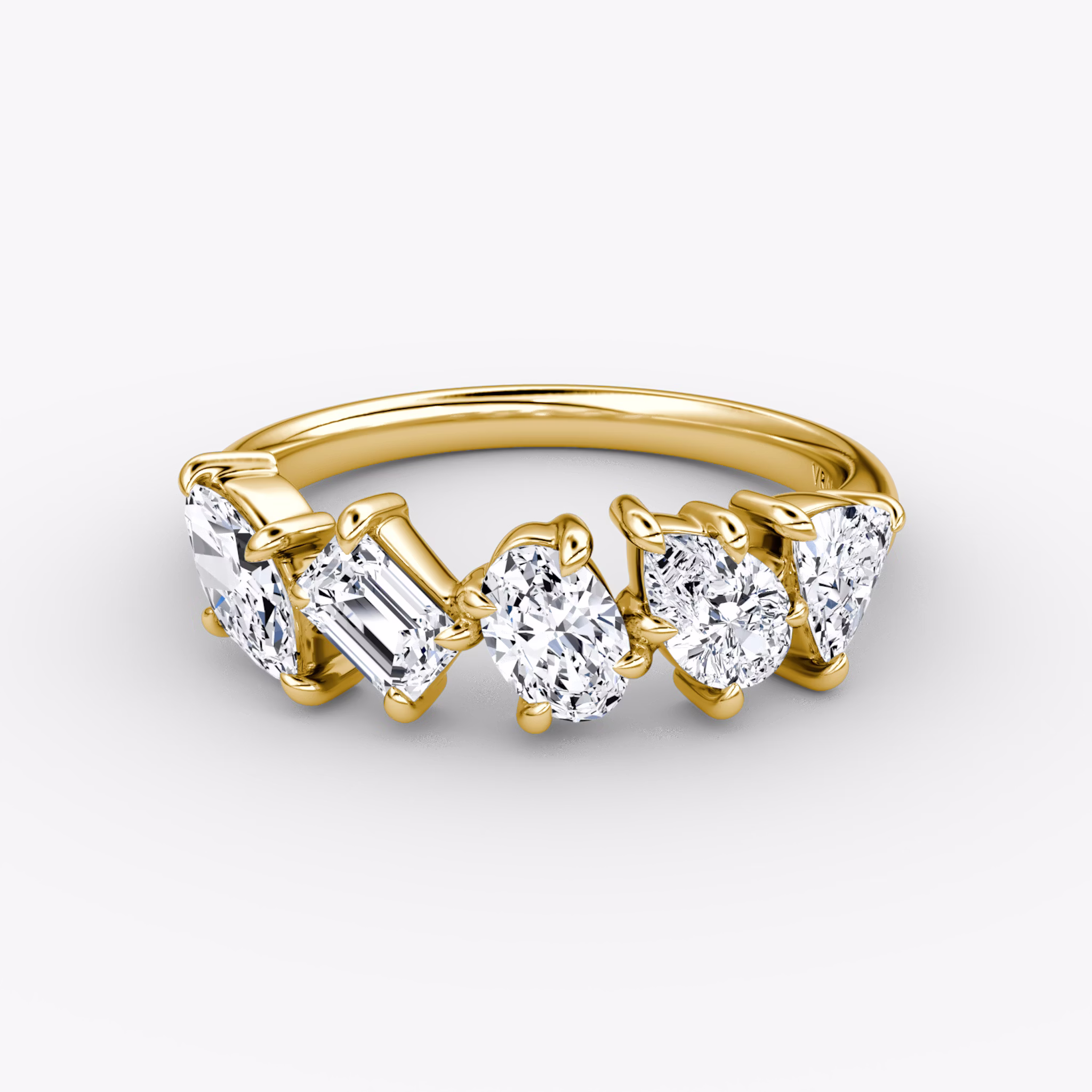 Shooting Star Ring | 18k | Yellow Gold | eternityStyle: half