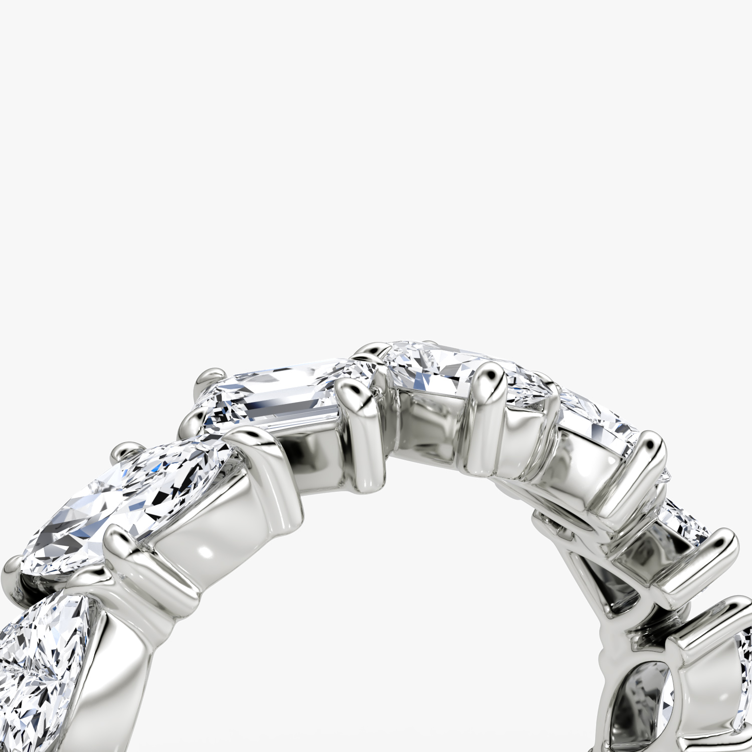 Shooting Star Ring | Platinum | eternityStyle: full