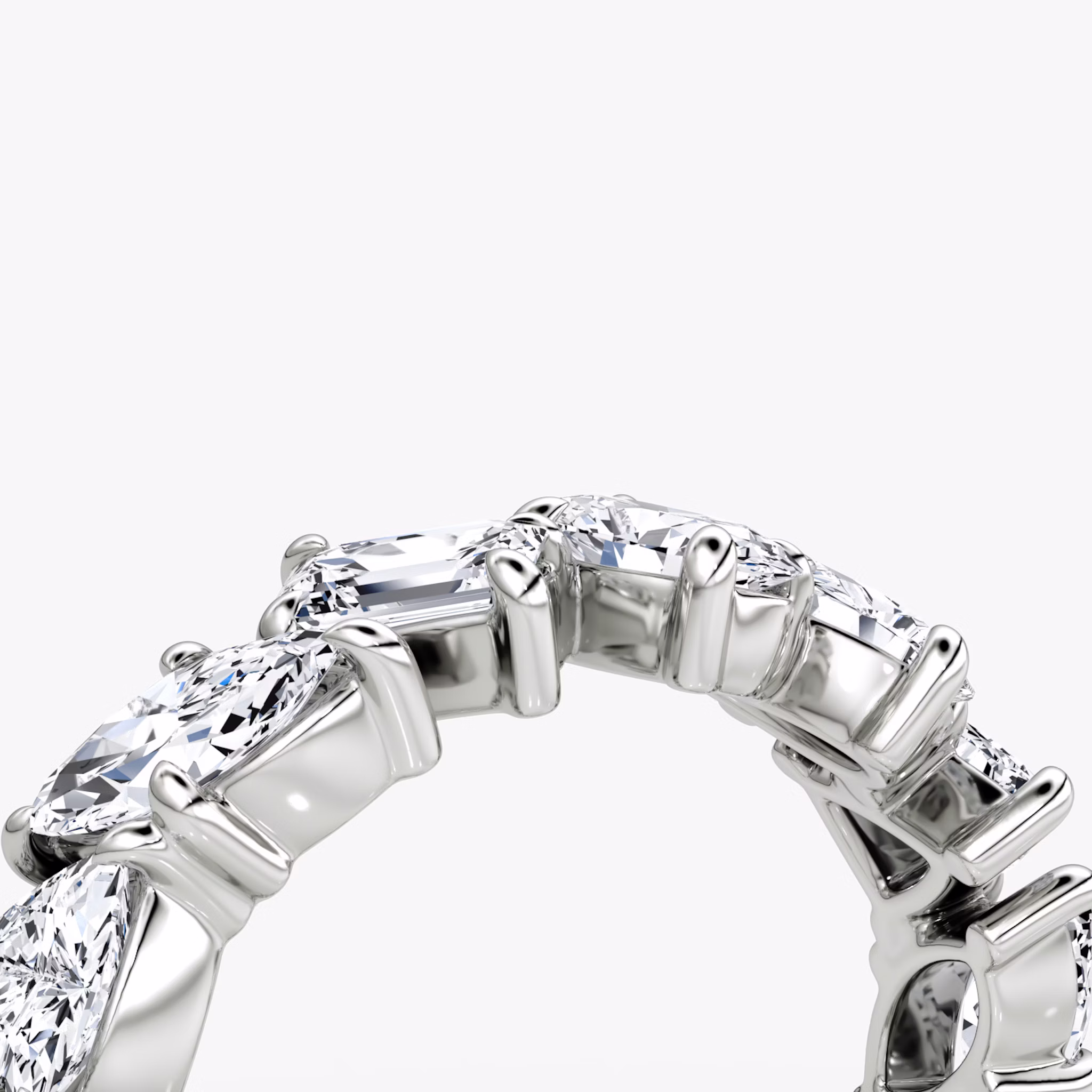 Shooting Star Ring | 18k | White Gold | eternityStyle: full