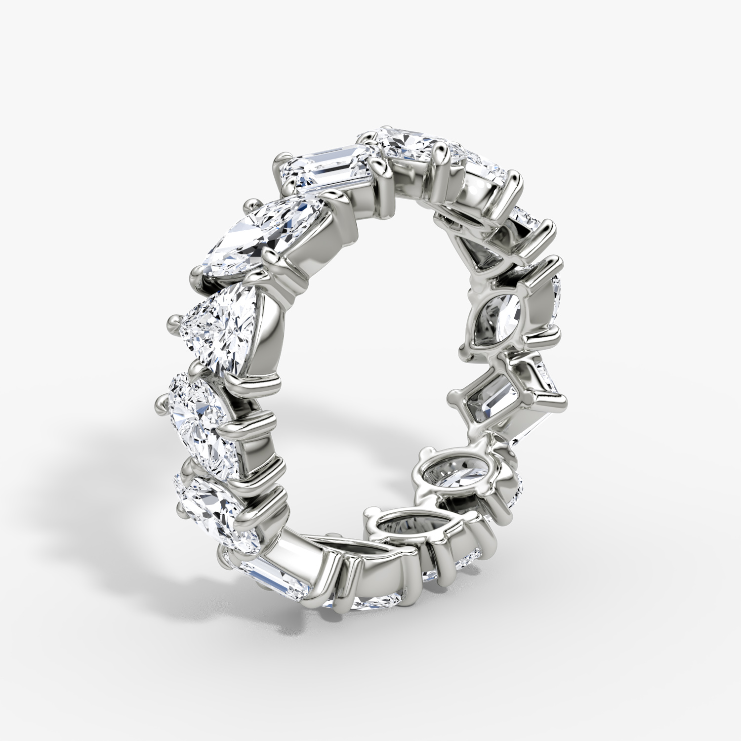 Shooting Star Ring | Platinum | eternityStyle: full