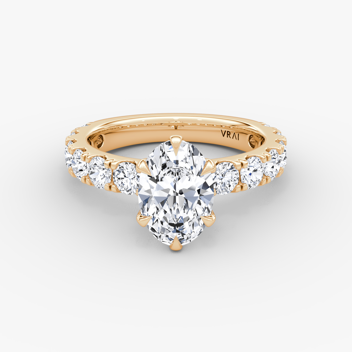 The Amour Eternity Oval | Rose Gold