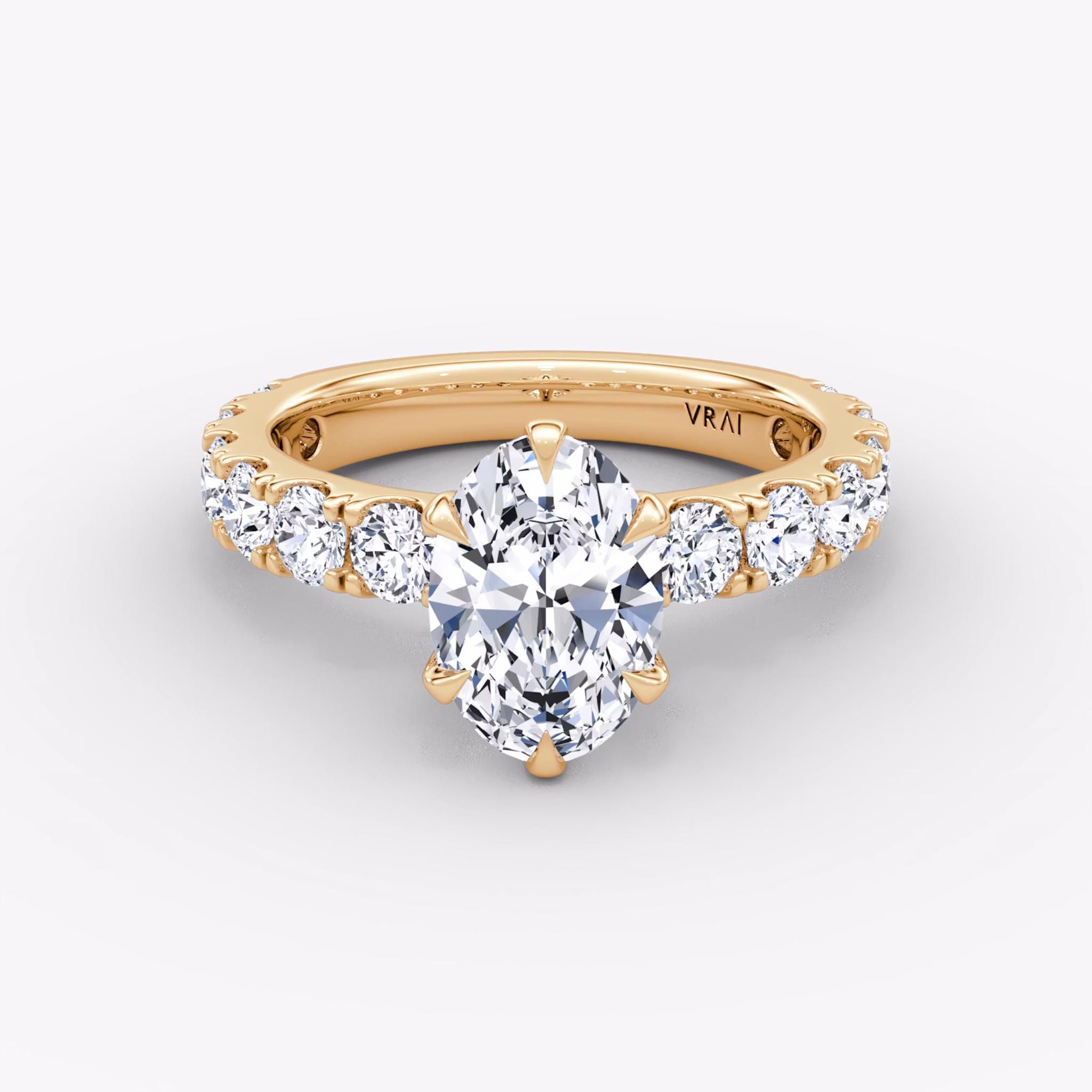 The Amour Eternity Oval | Rose Gold