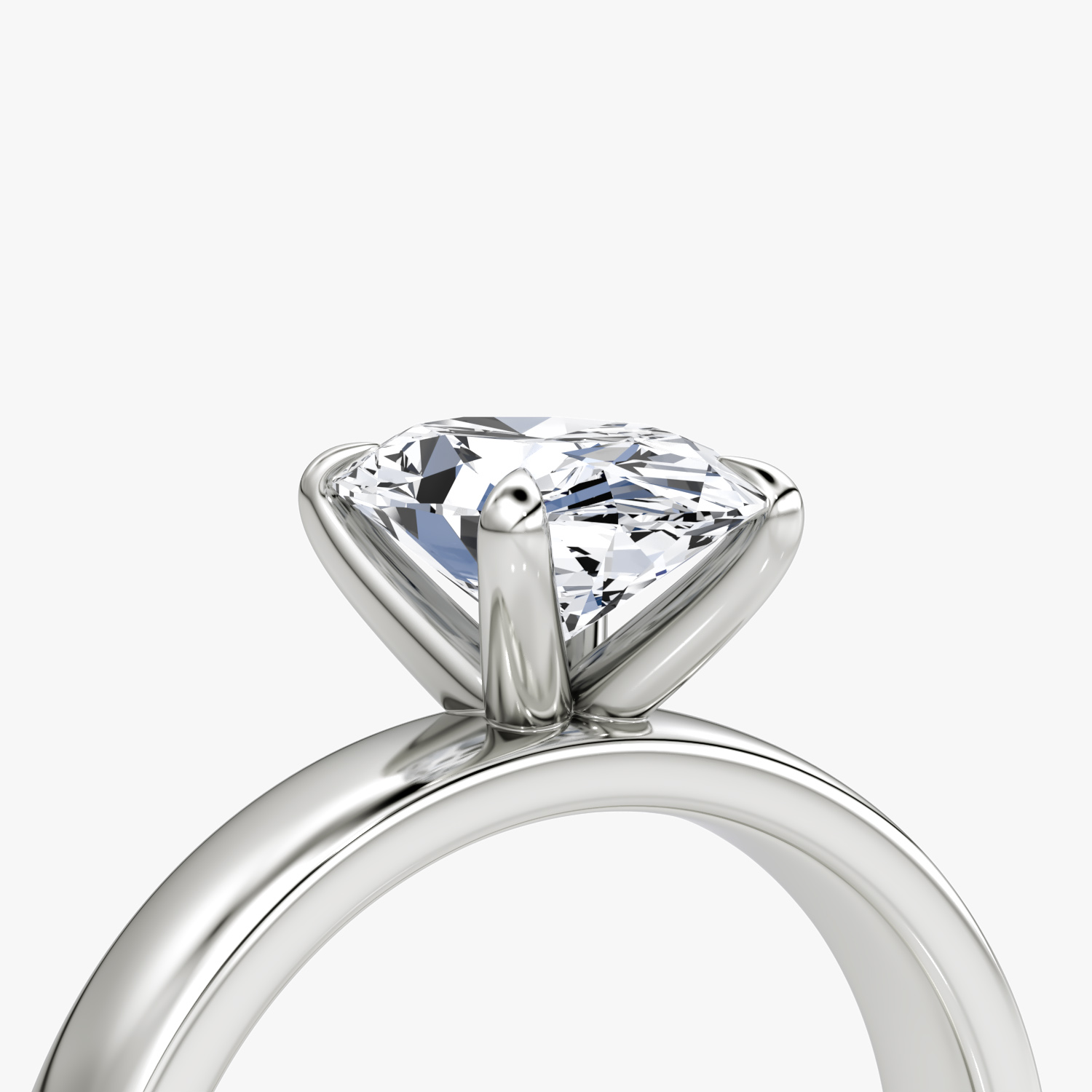 Cigar Band Solitaire | Oval | Platinum | bandWidth: 4mm | diamondOrientation: vertical | caratWeight: other