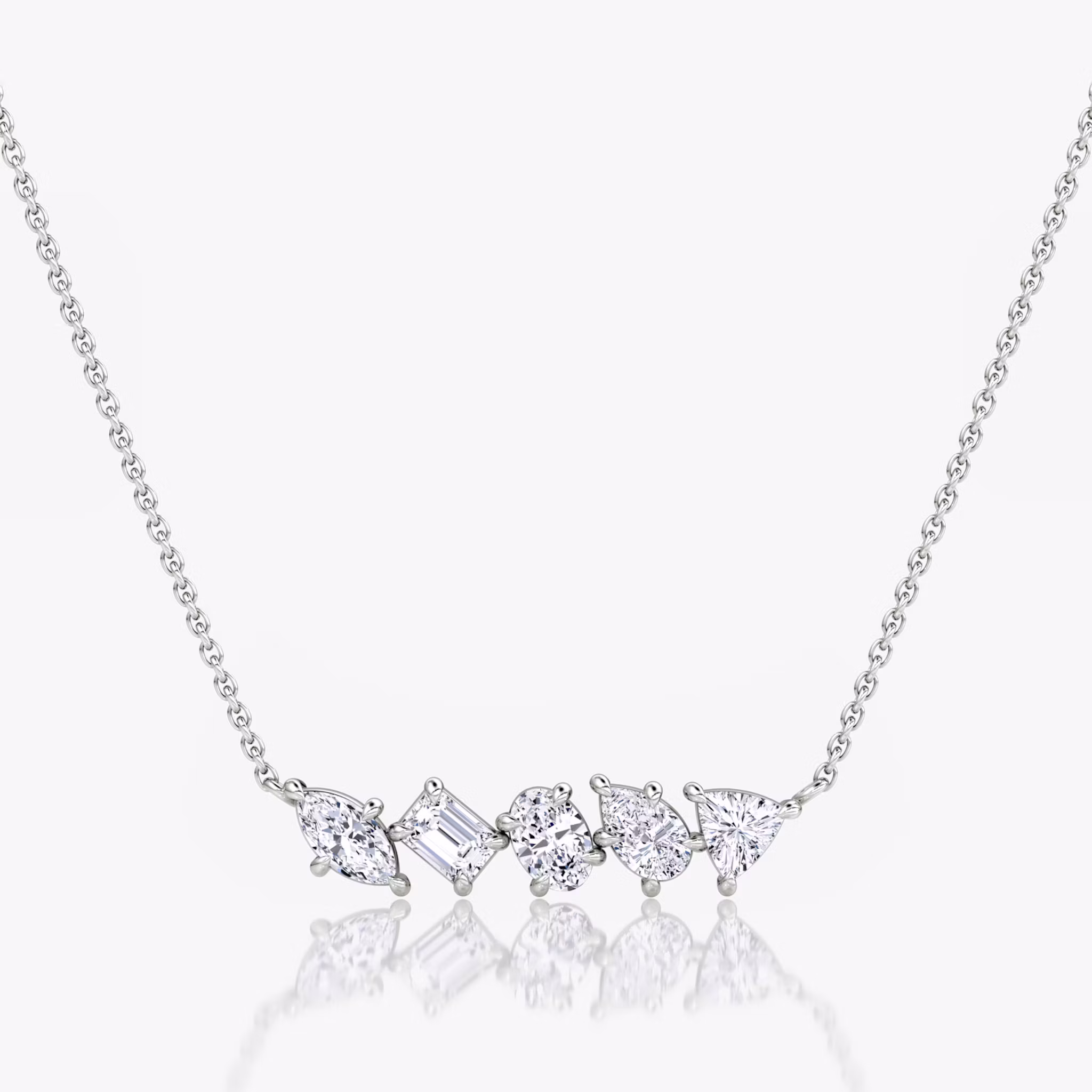 Constellation Necklace | White Gold