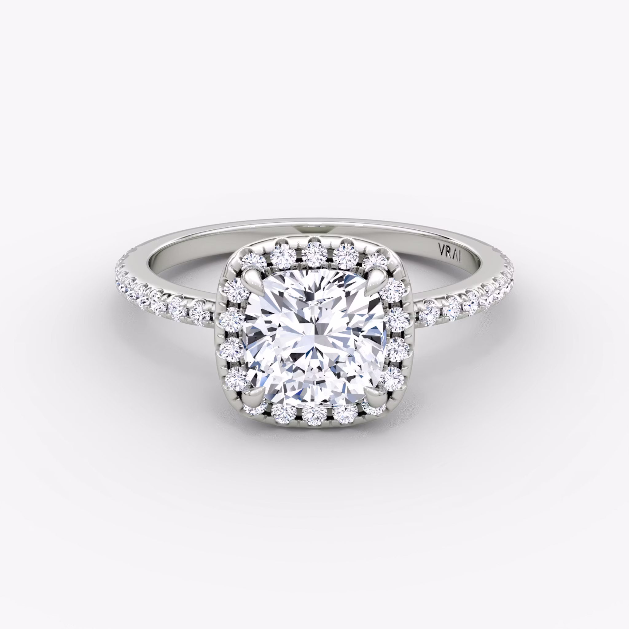 The Halo Cushion | Platinum
