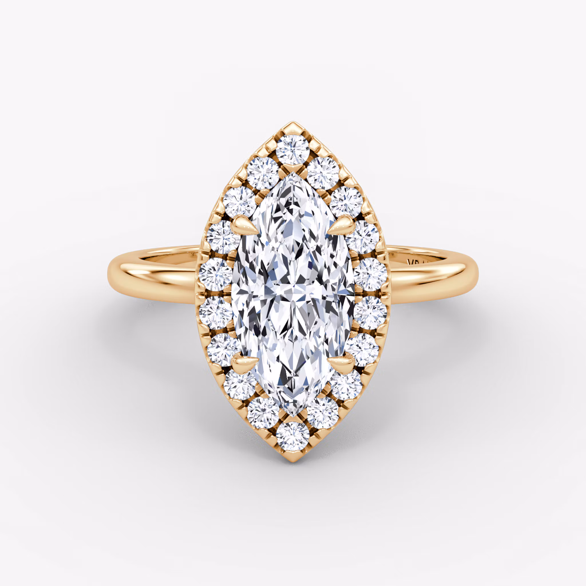 Halo Marquise | Rose Gold
