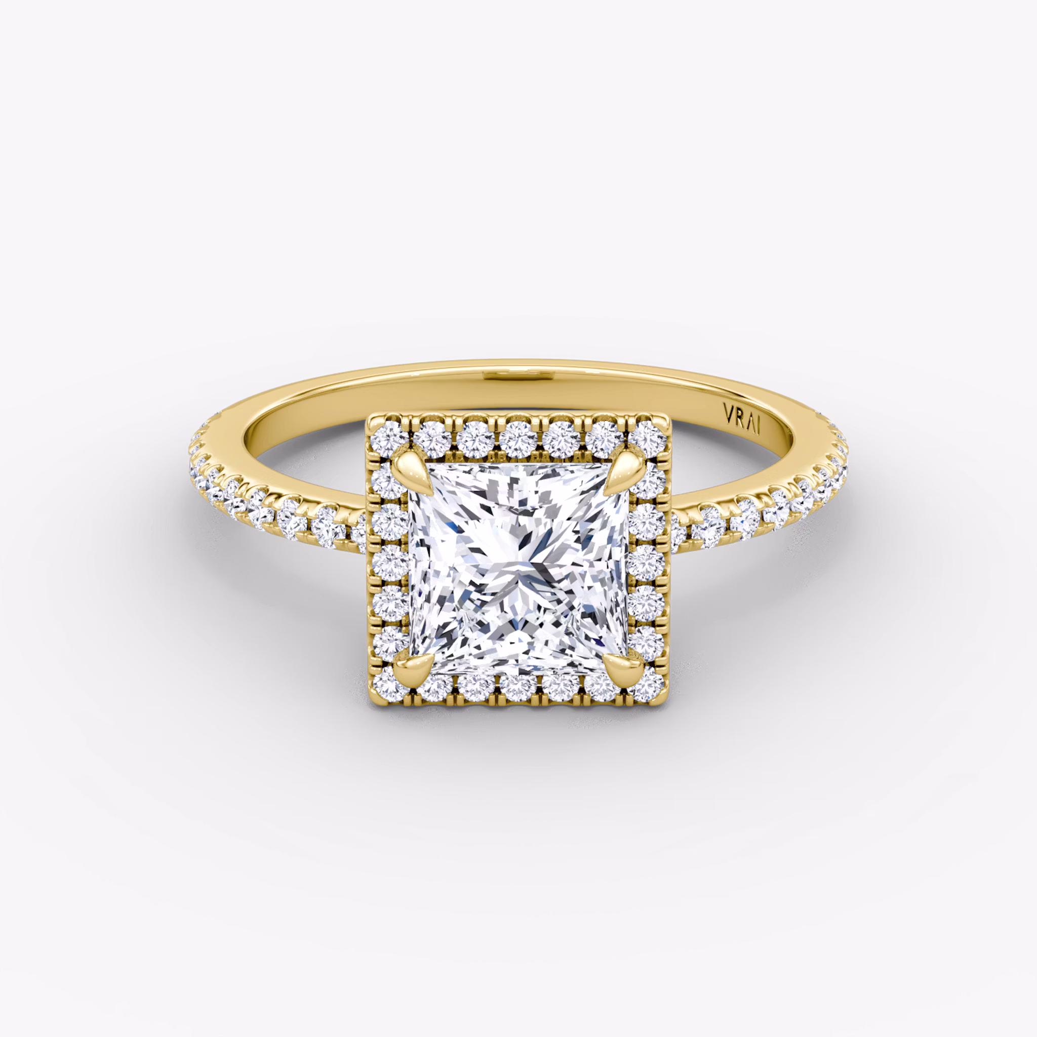 The Halo Princess | Yellow Gold