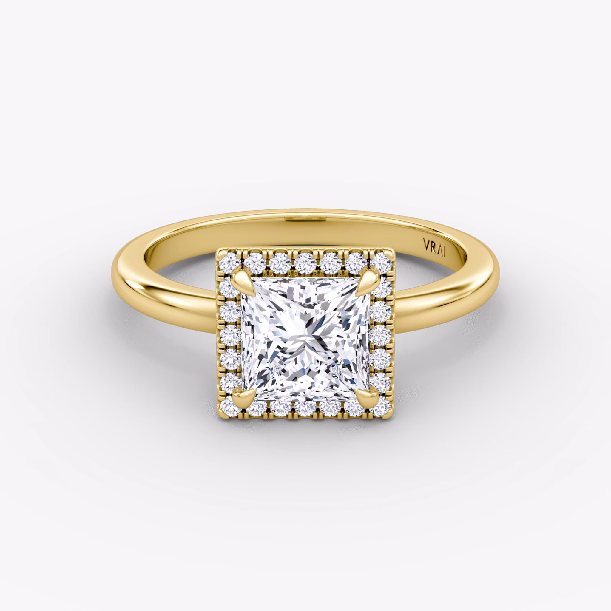 The Halo Princess | Yellow Gold