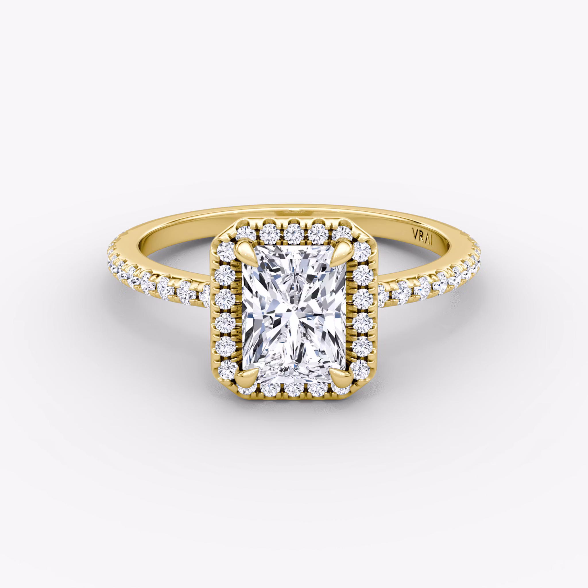 The Halo Radiant | Yellow Gold