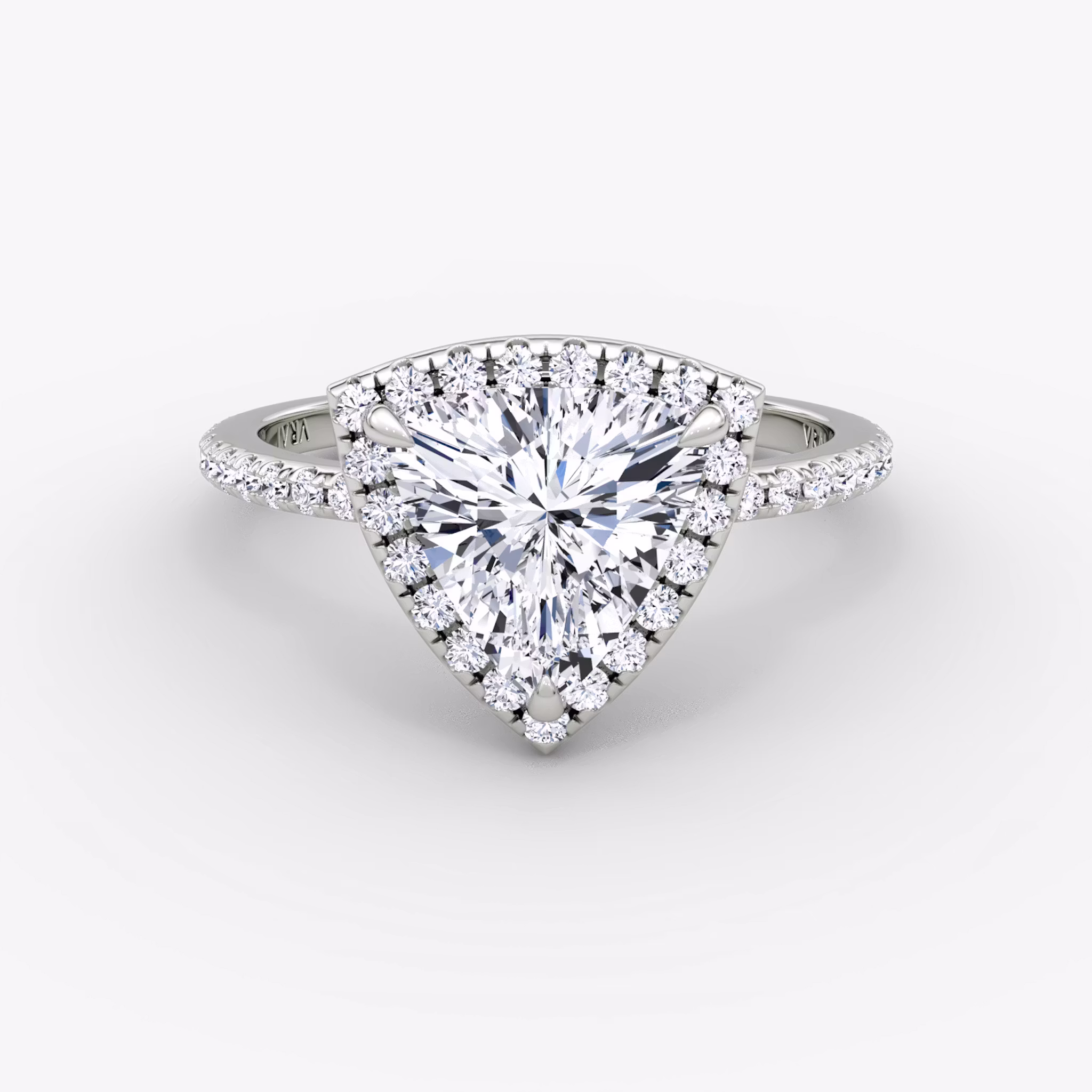The Halo Trillion | White Gold