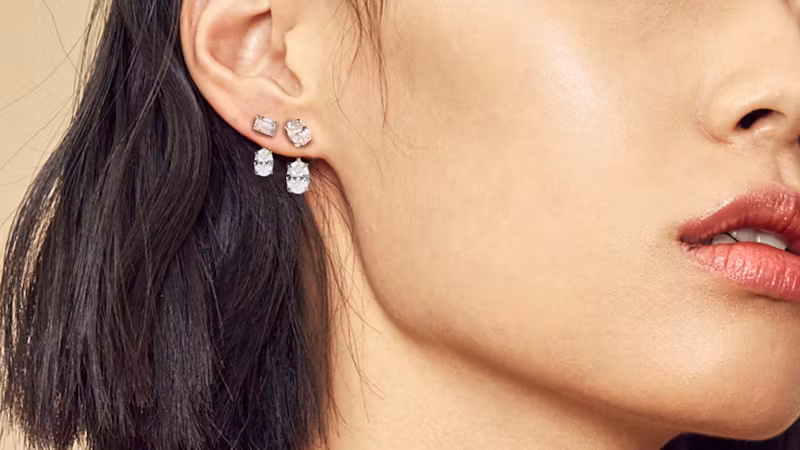 Solitaire Earrings