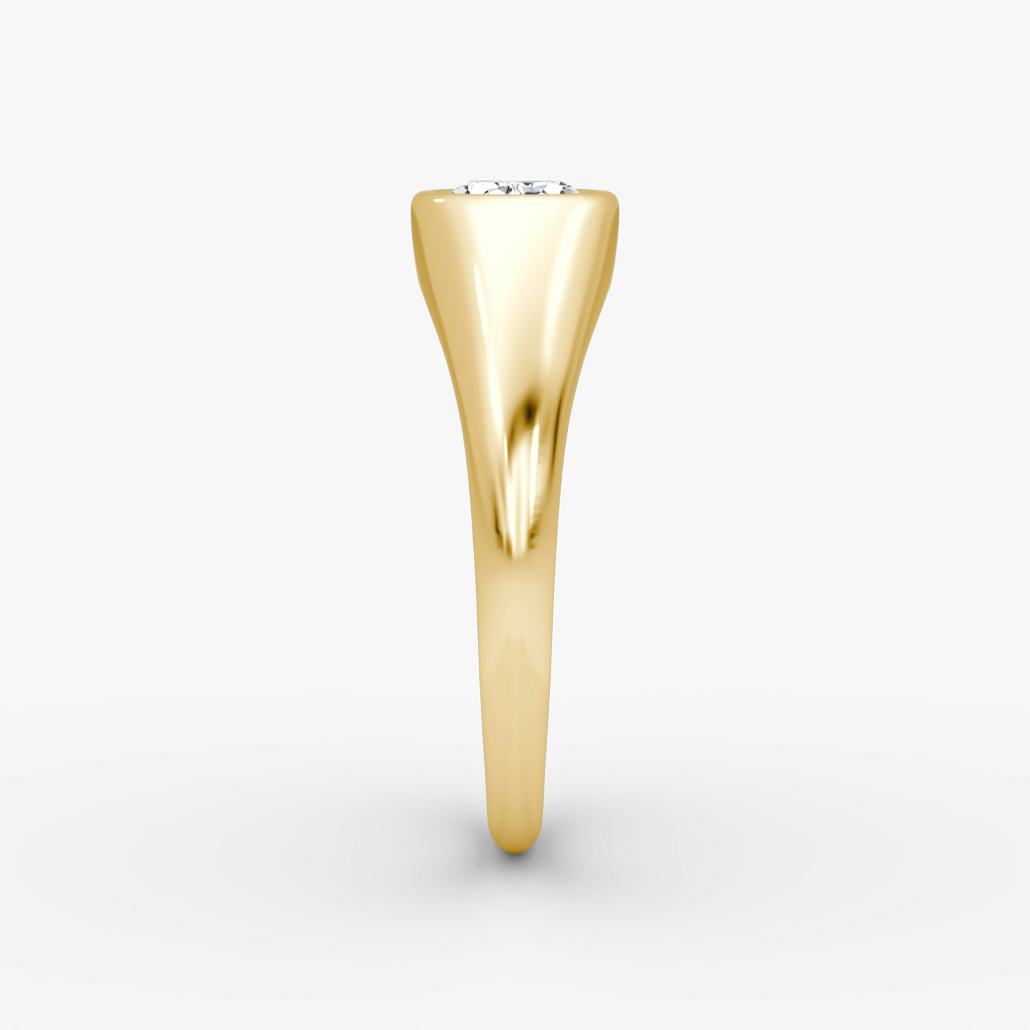 Anillo East-West Signet | Oval | 14k | Oro amarillo