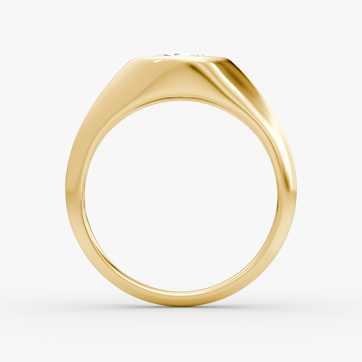 Anillo East-West Signet | Oval | 14k | Oro amarillo