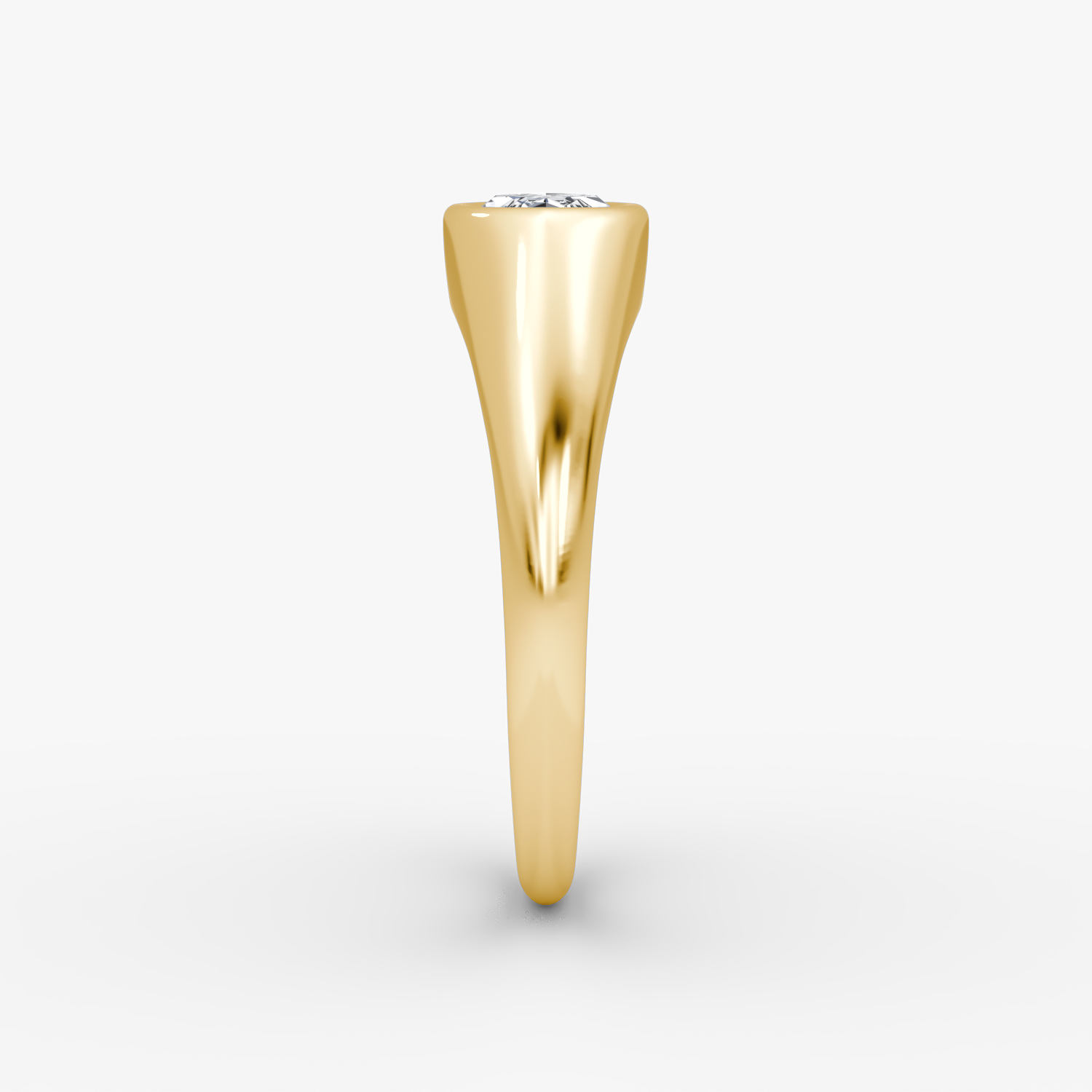 East-West Signet  | Marquise | 14k | Gelbgold