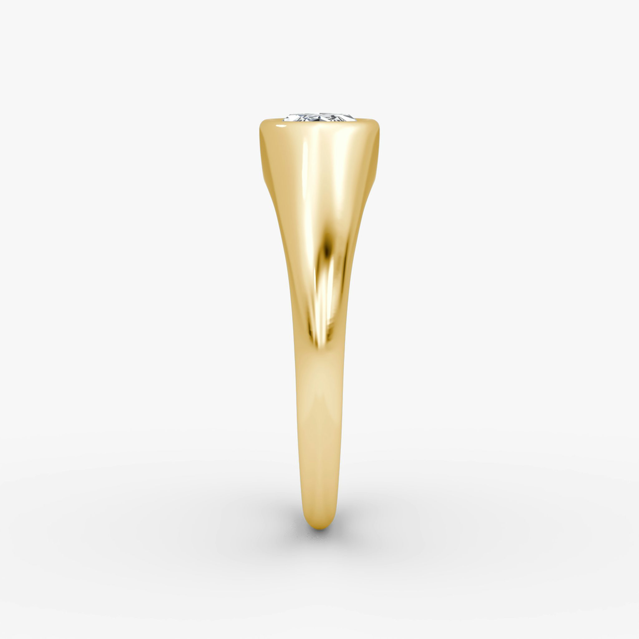 East-West Signet | Marquise | 14k | Gelbgold