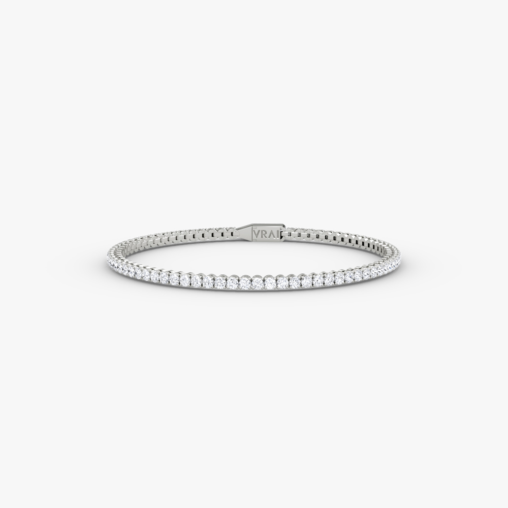 Tennis Bracelet Round Brilliant | White Gold