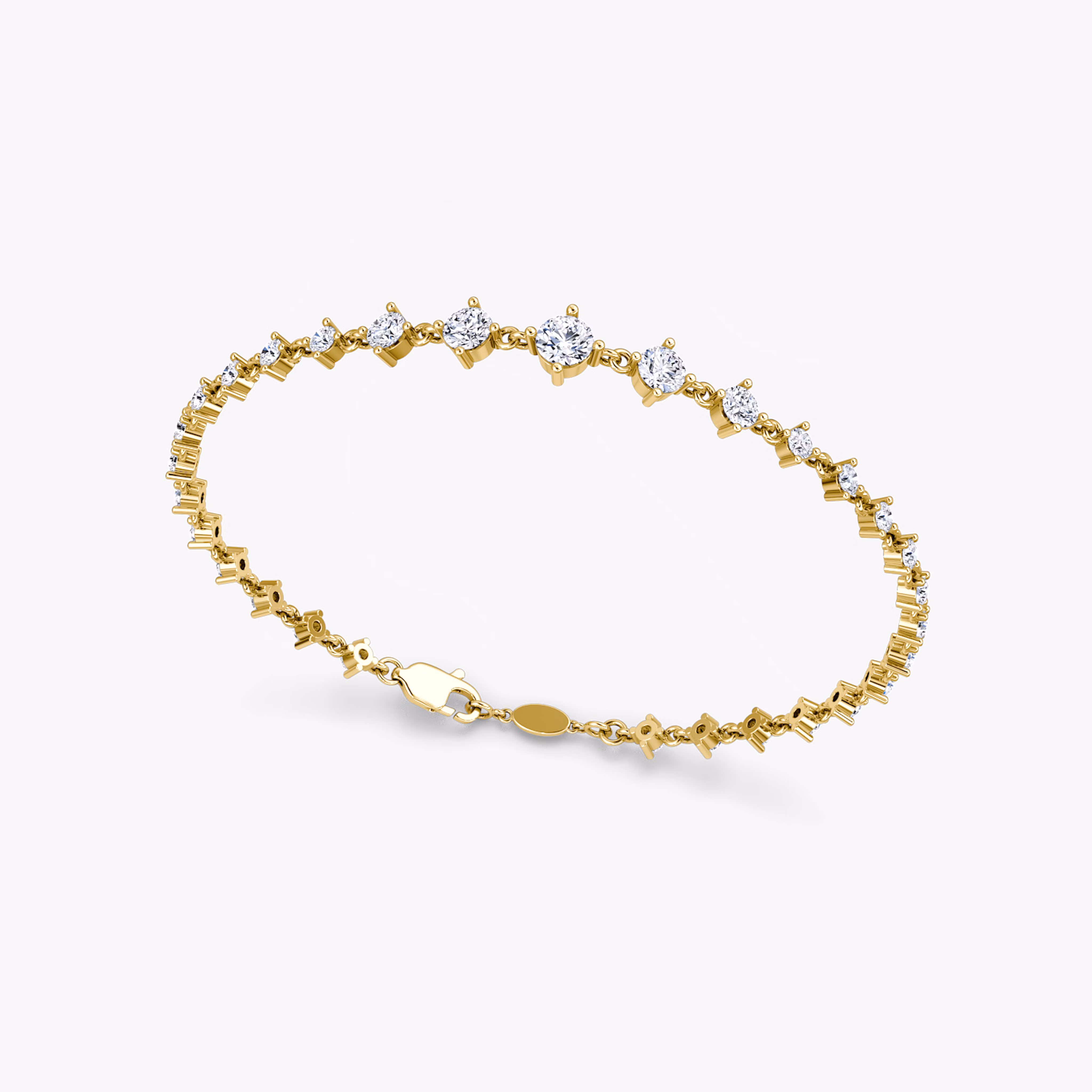 Linked Tennis Bracelet