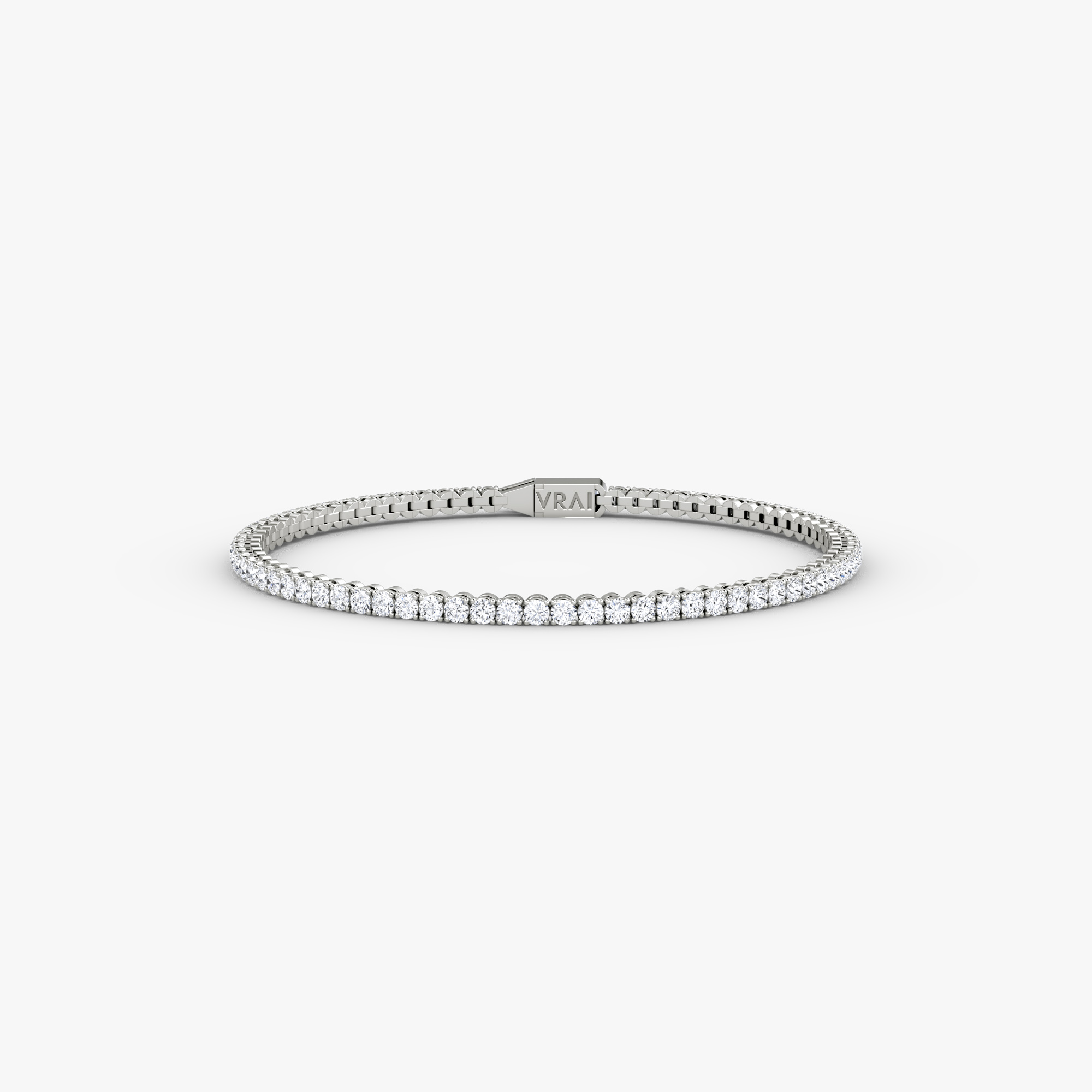 Classic Tennis Bracelet Round Brilliant | White Gold