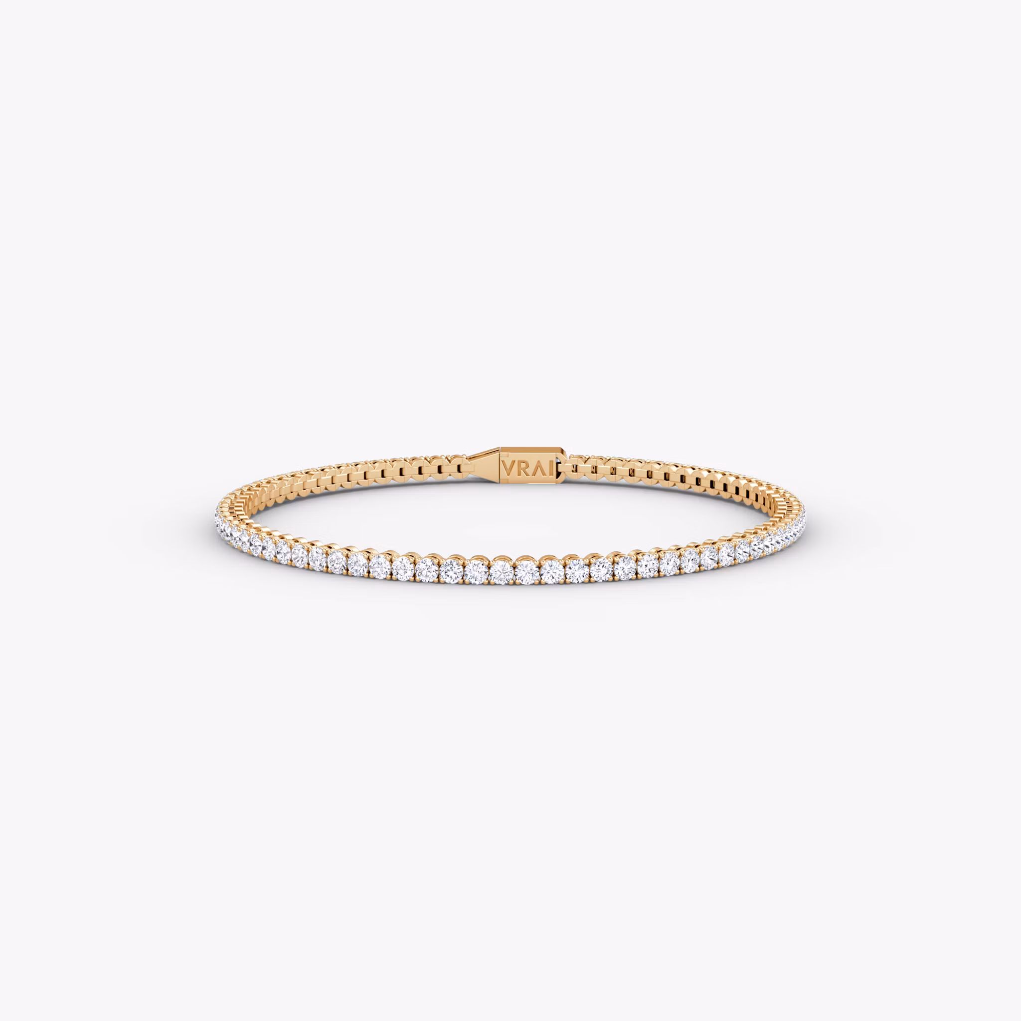 Classic Tennis Bracelet Round Brilliant | Rose Gold